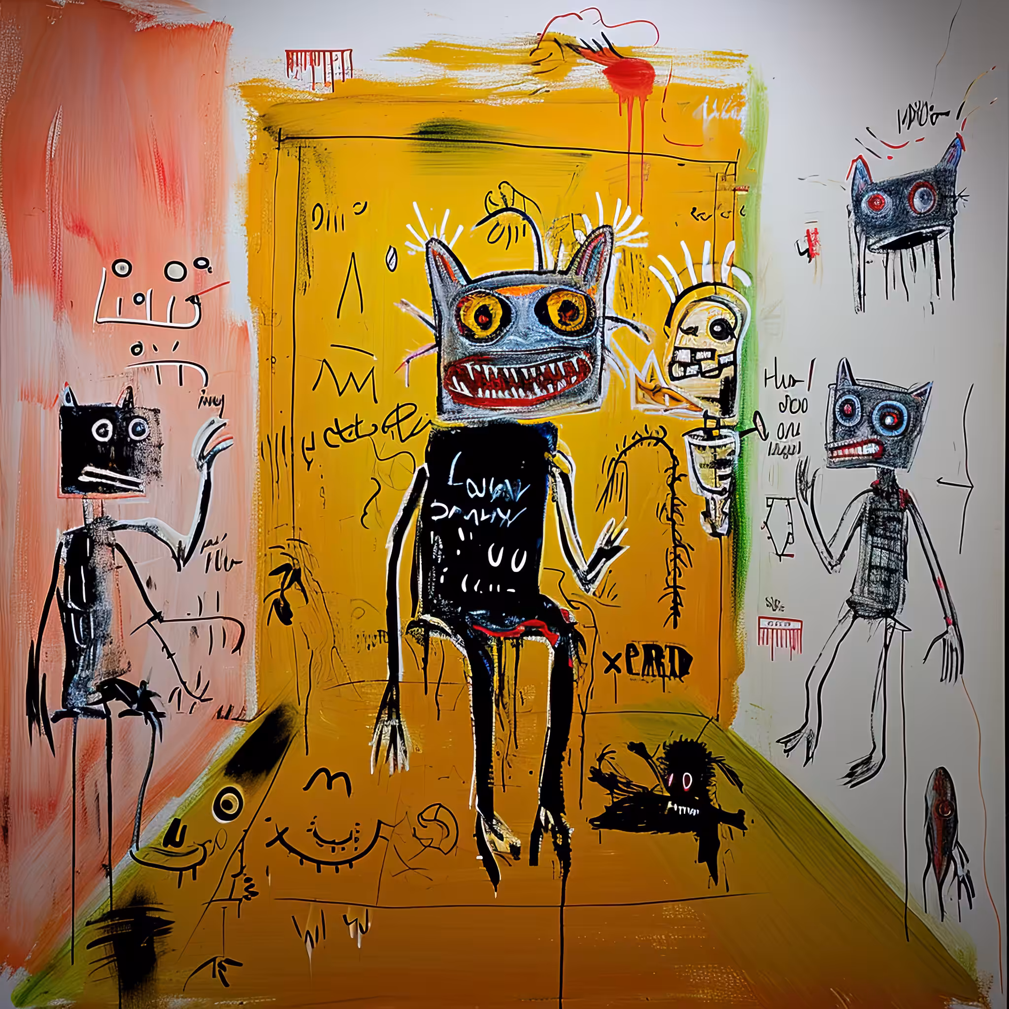 Basquiat Little Creatures: Little Creature #00784