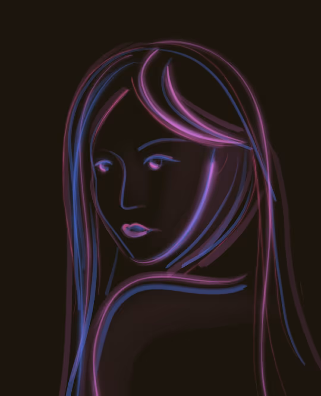 Neon girl