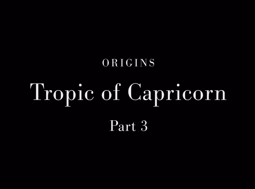 Origins: Tropic of Capricorn // Part 3
