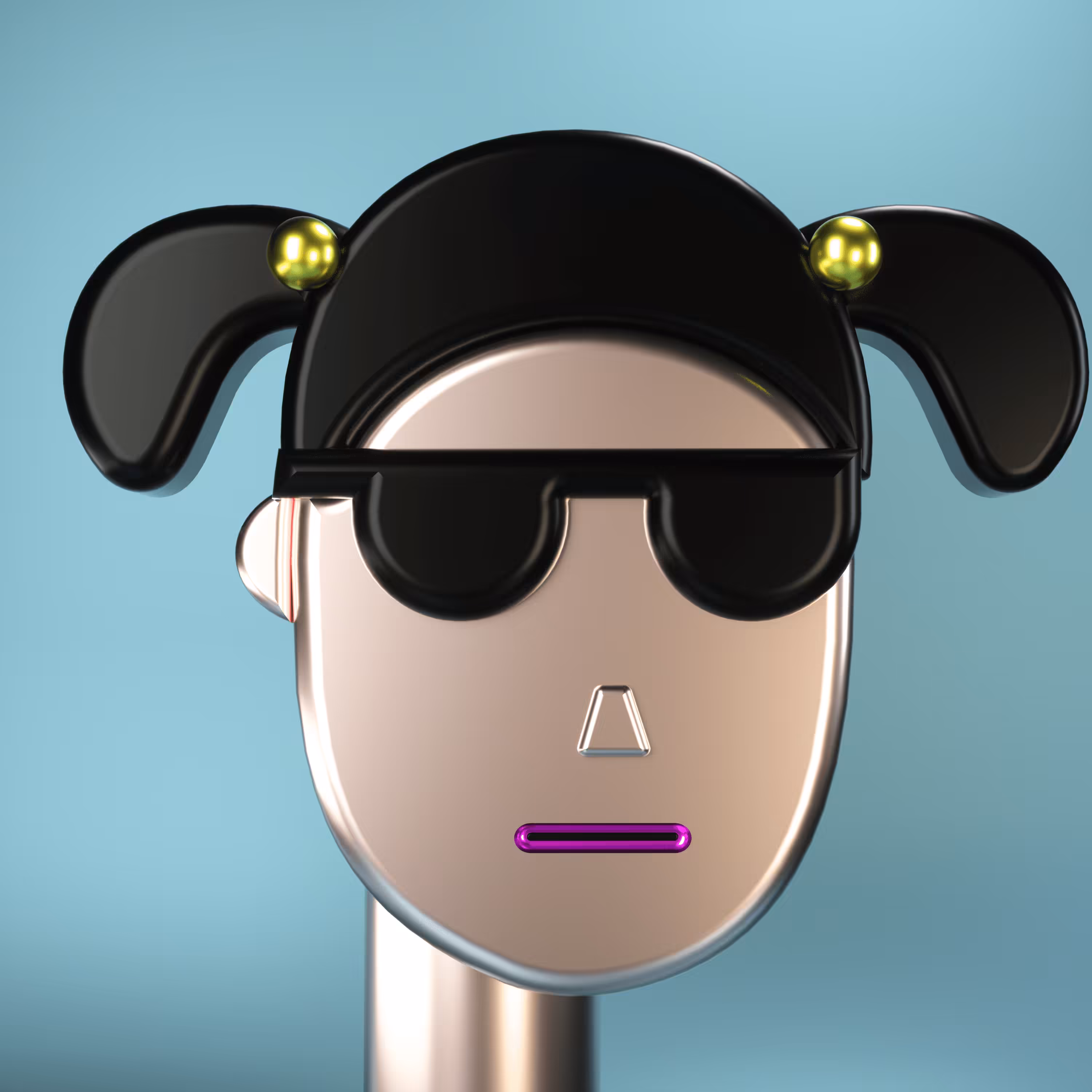3D Chrome Punk #0331