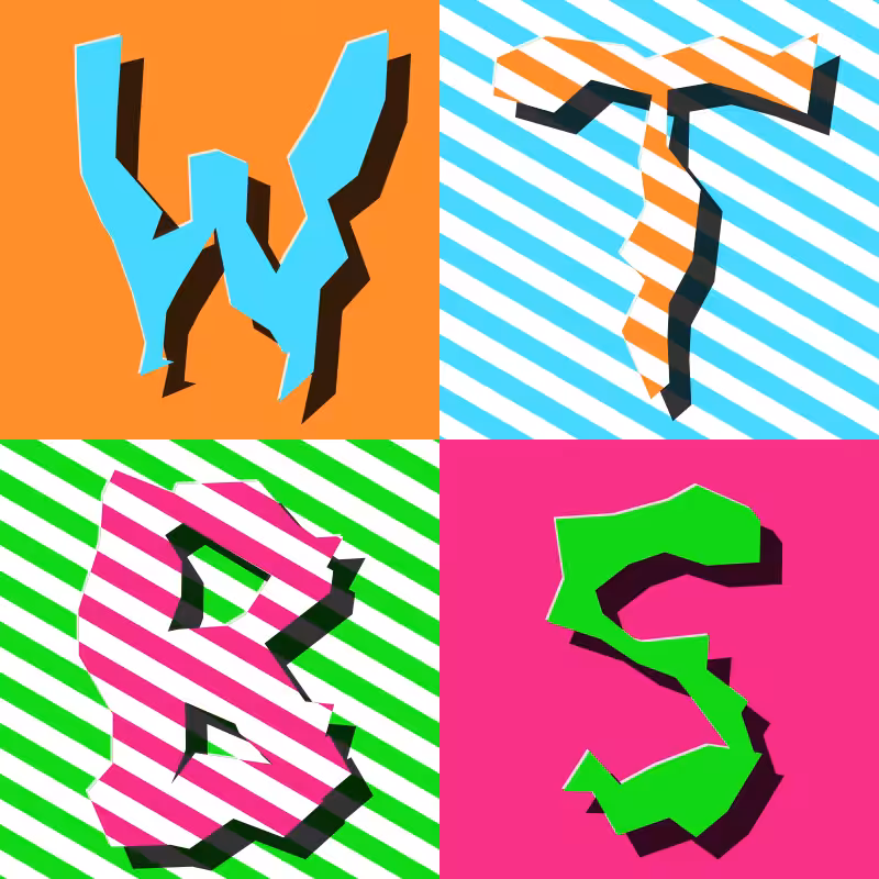 Waiting To Be Signed Logo with Wobbles #328