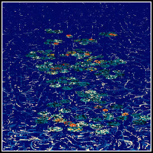 Polluted water lilies #99