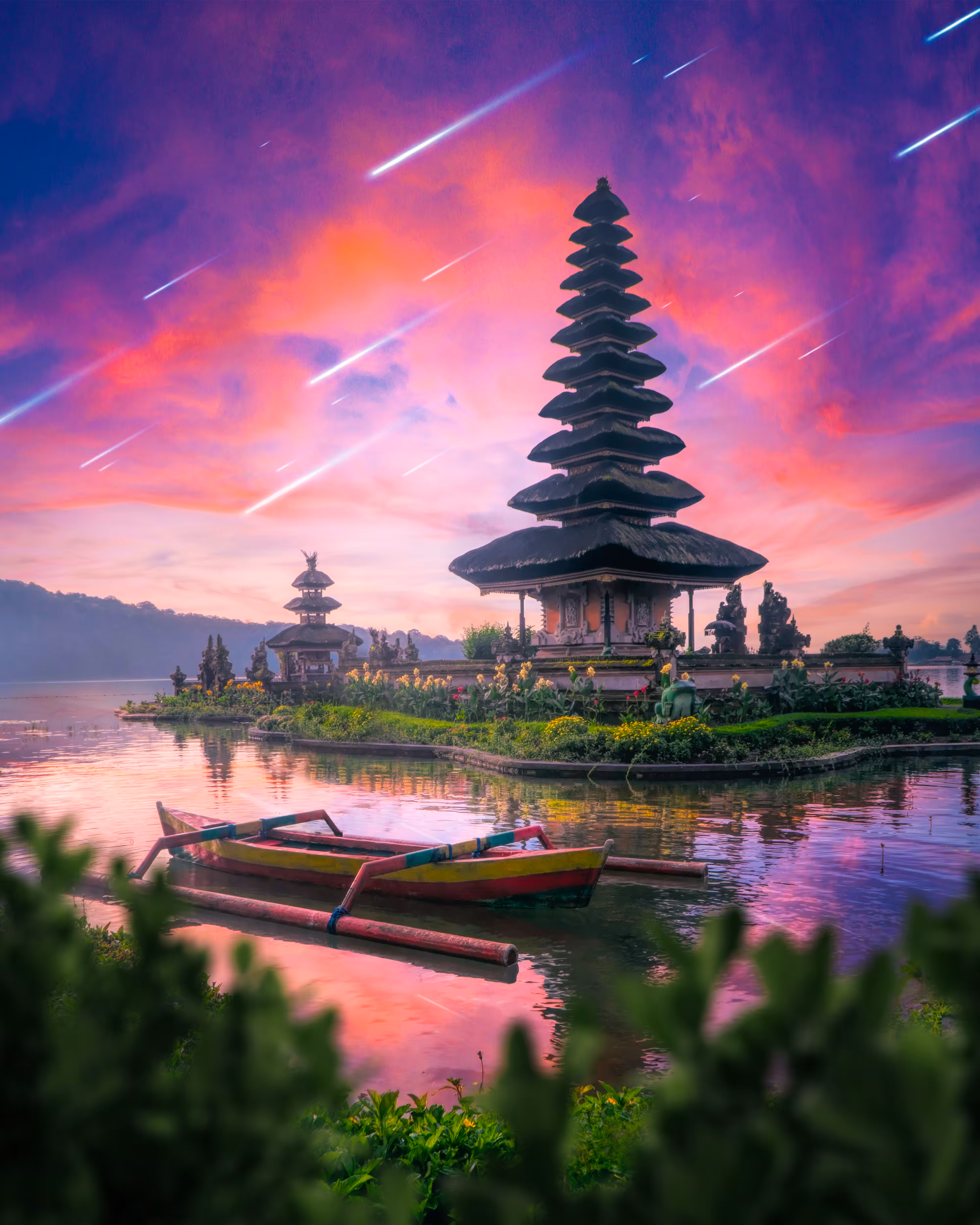 Sunset Shooting Stars