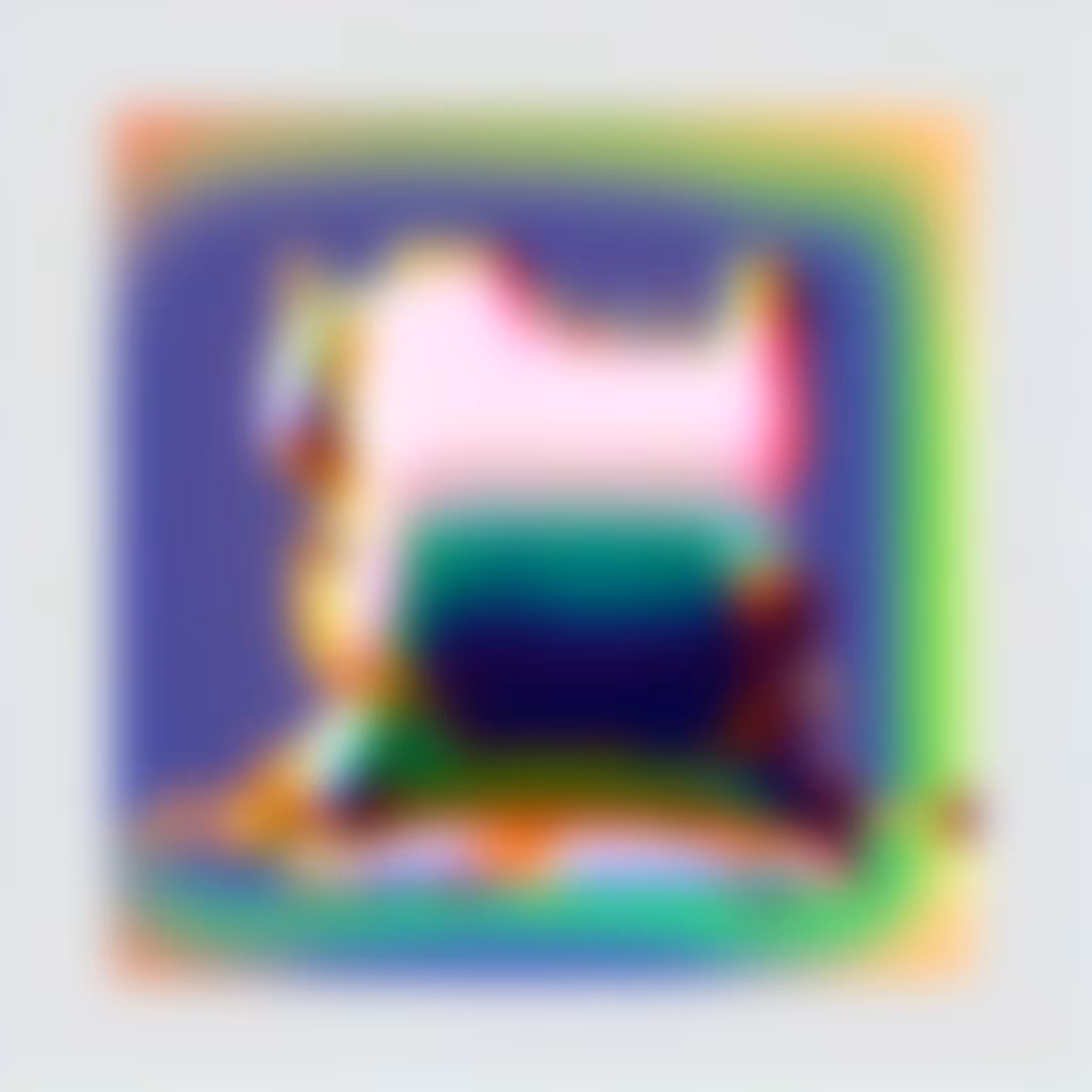 Homage to the square - Stock I: Figure made of blurred bytes
