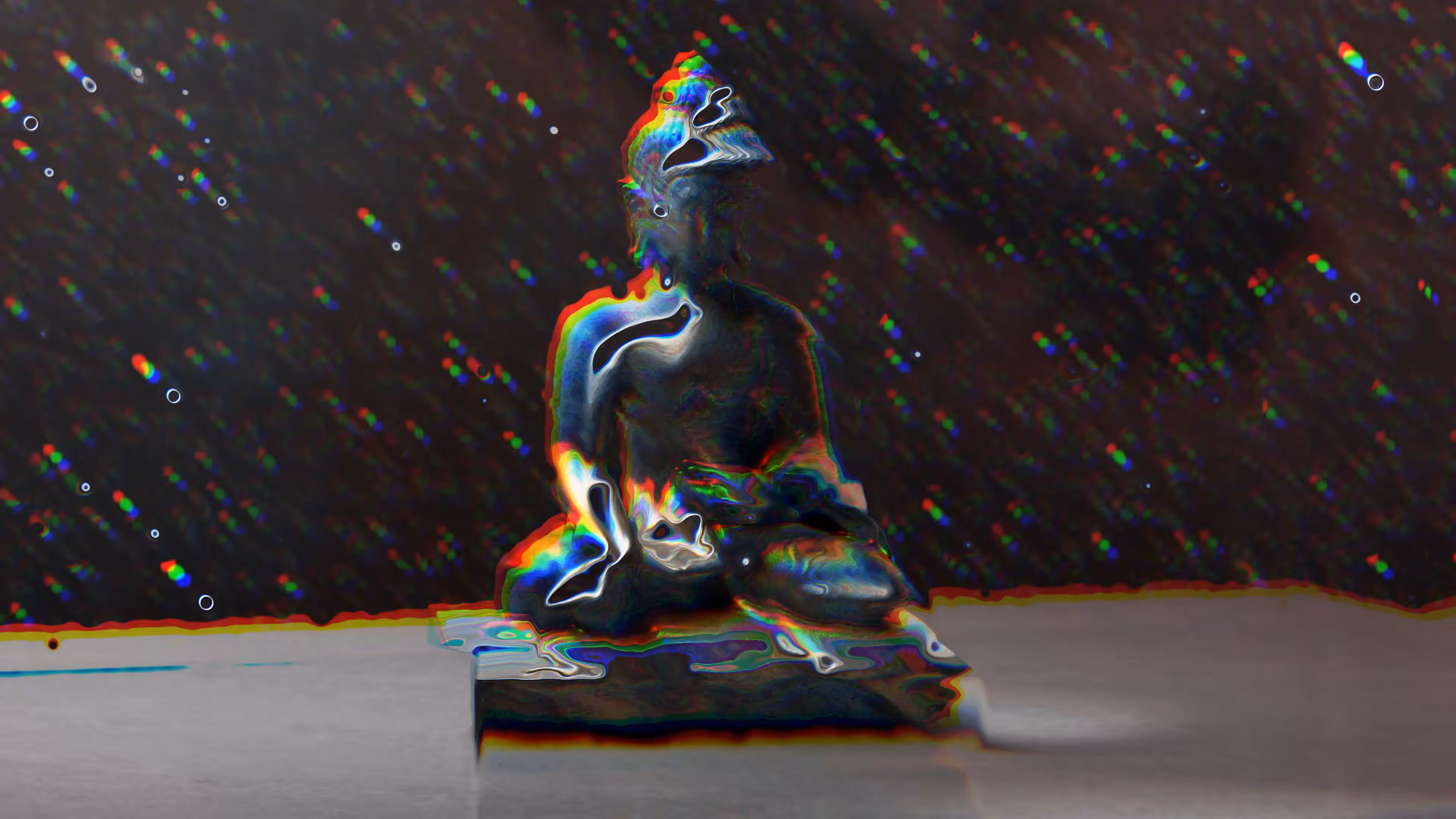 Brass Patina Chrome Buddha