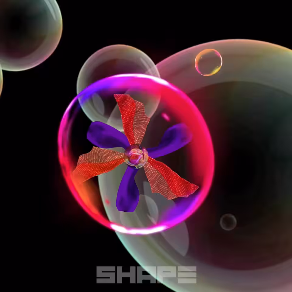 #100 different shapes: #083 - Bubble Trap
