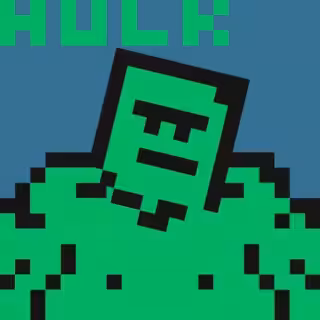 Hulk. Pixel Heroes Collection 1 of 10!