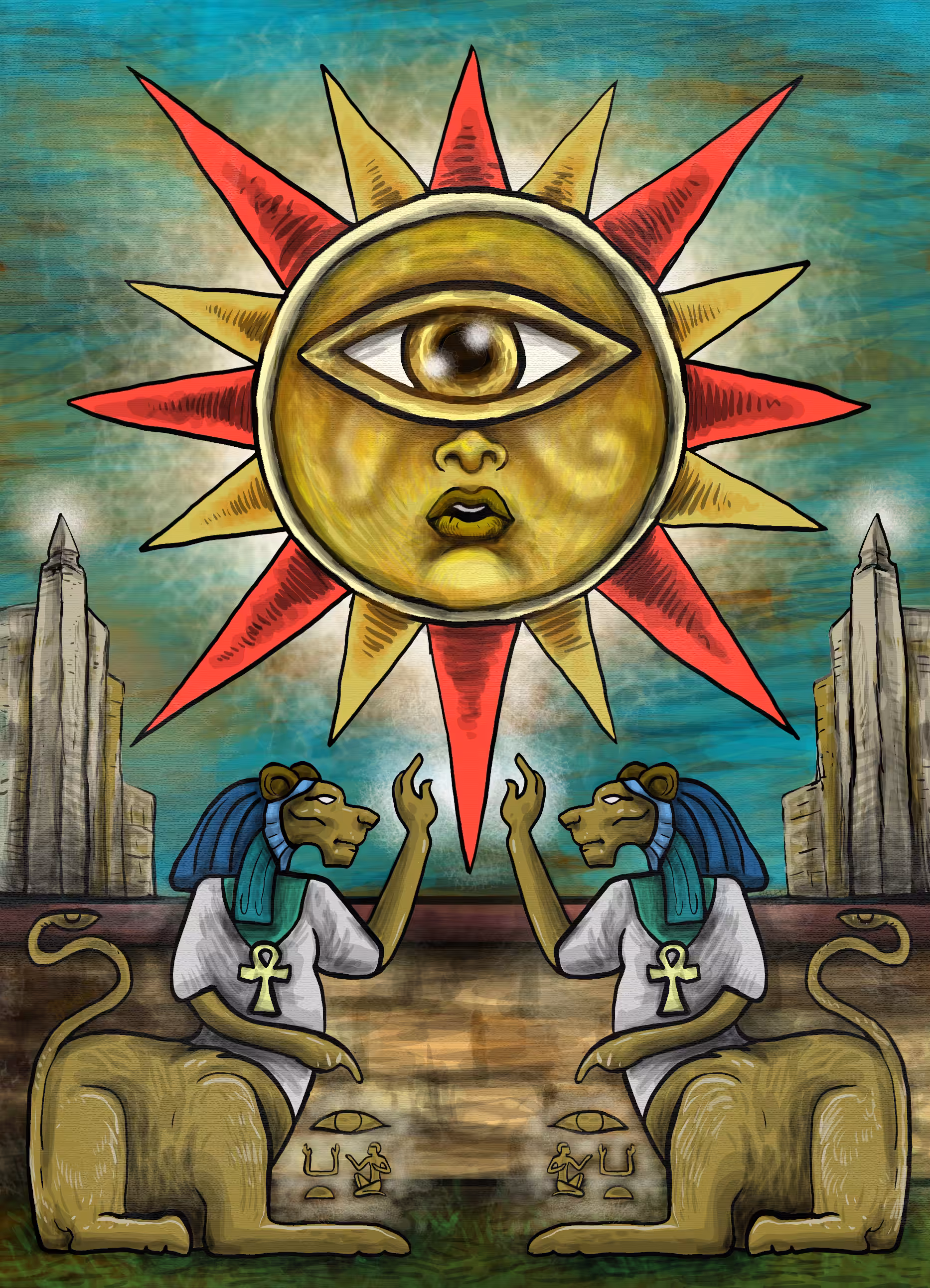 "The sun"
