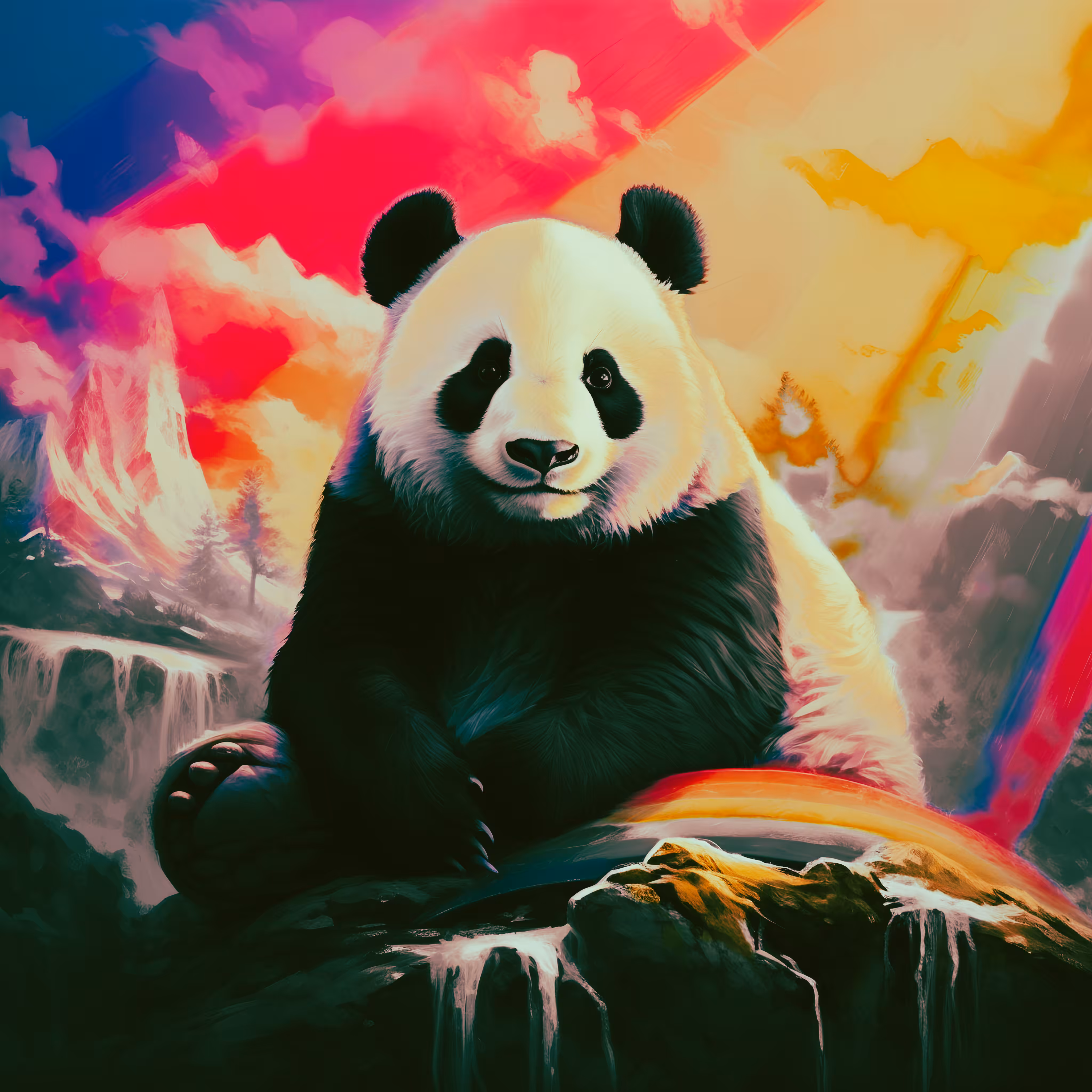 Rainbow Panda 