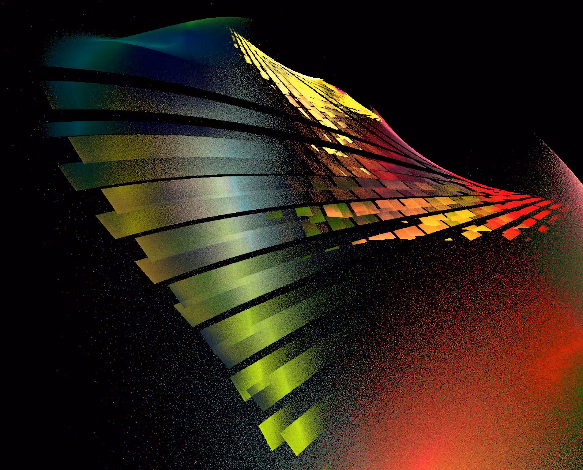 Raw Fractal Series - #013 - Rainbow Road