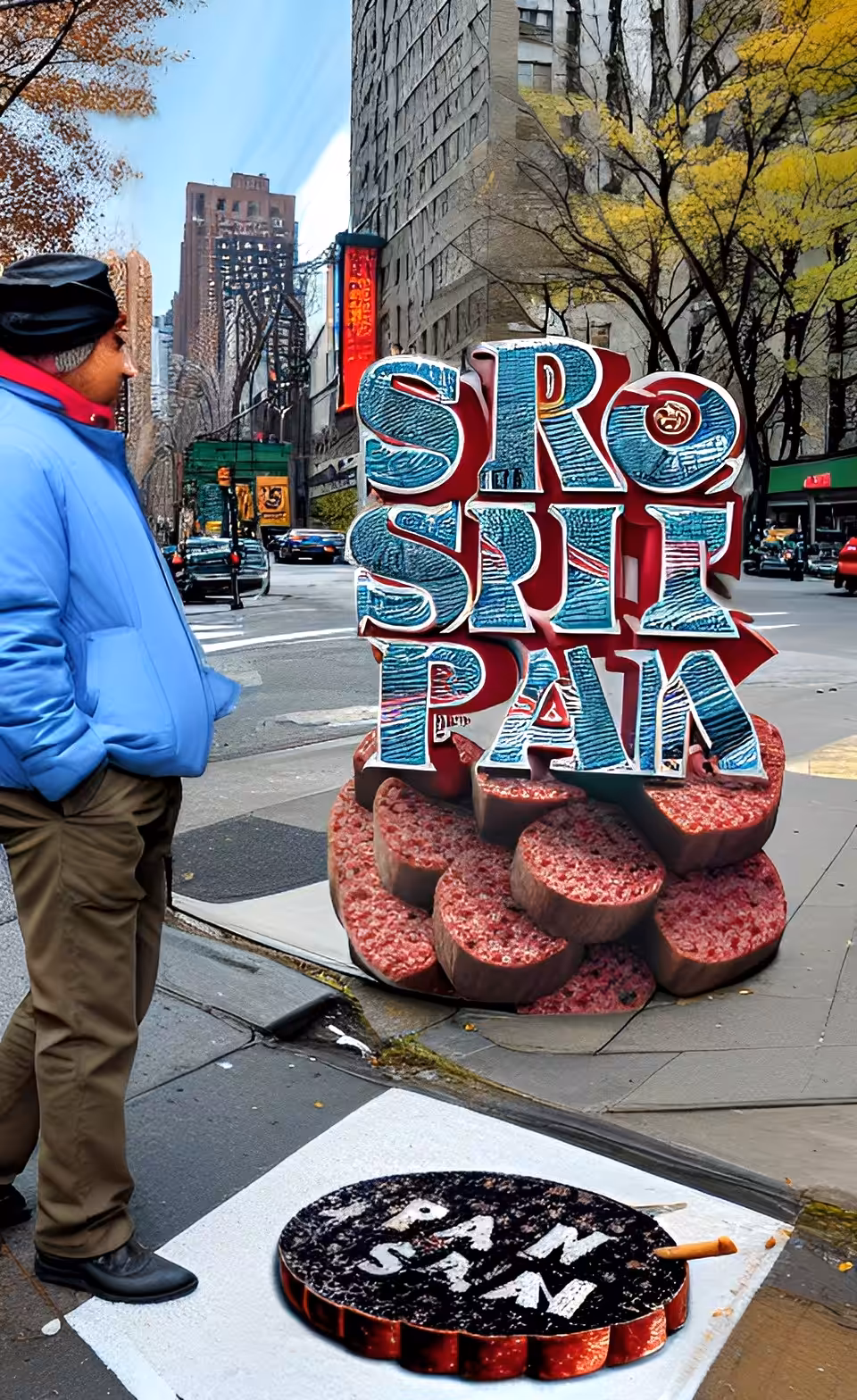 SPAM: New York SPAM dealer - brain teaser propaganda 