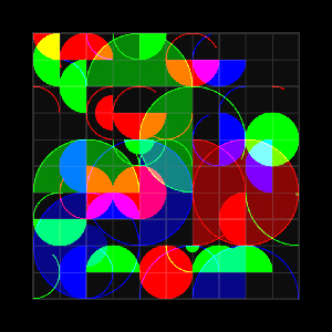 Xponential Open: Arcs & Semi Circles (v6b-RGB)