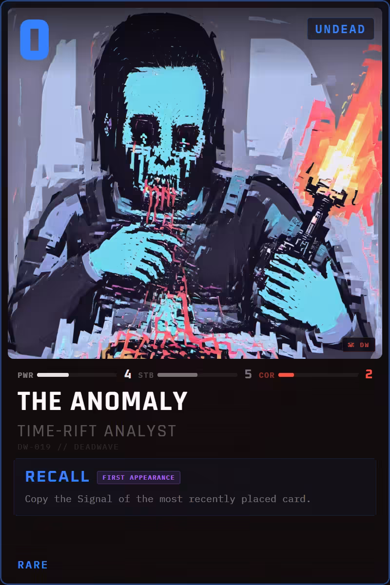 The Anomaly — Time-Rift Analyst