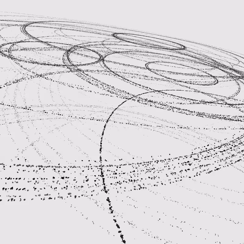circle drops - 'the passenger' sketches #27