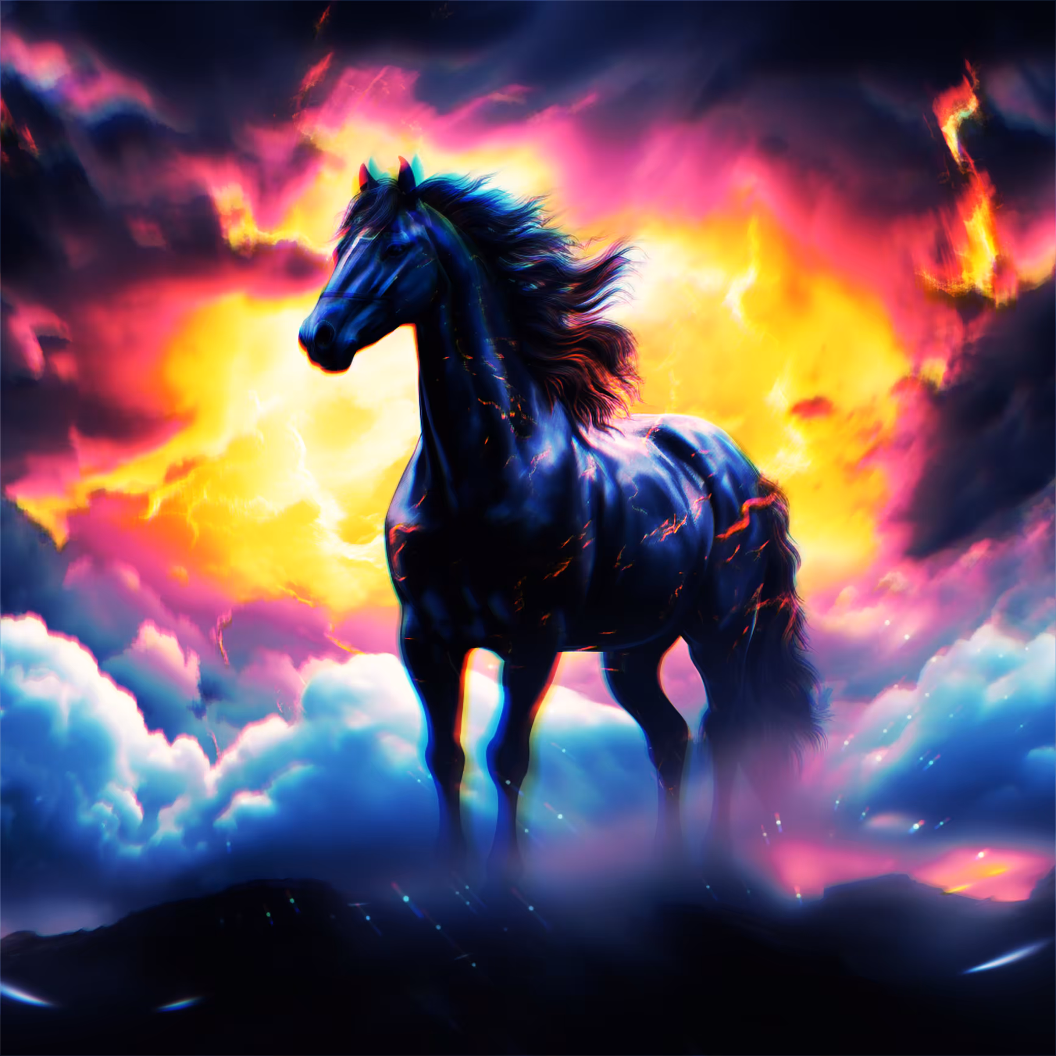 Glitch visions of glitcHorses