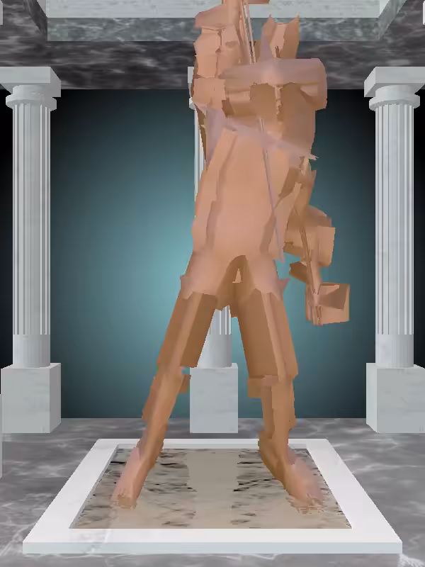 HeavenComputer: The Jazzy Metallic Brick Man #1027