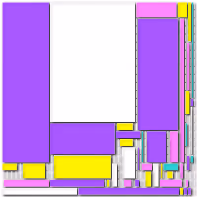 Strips layouts - Square arrangements #4