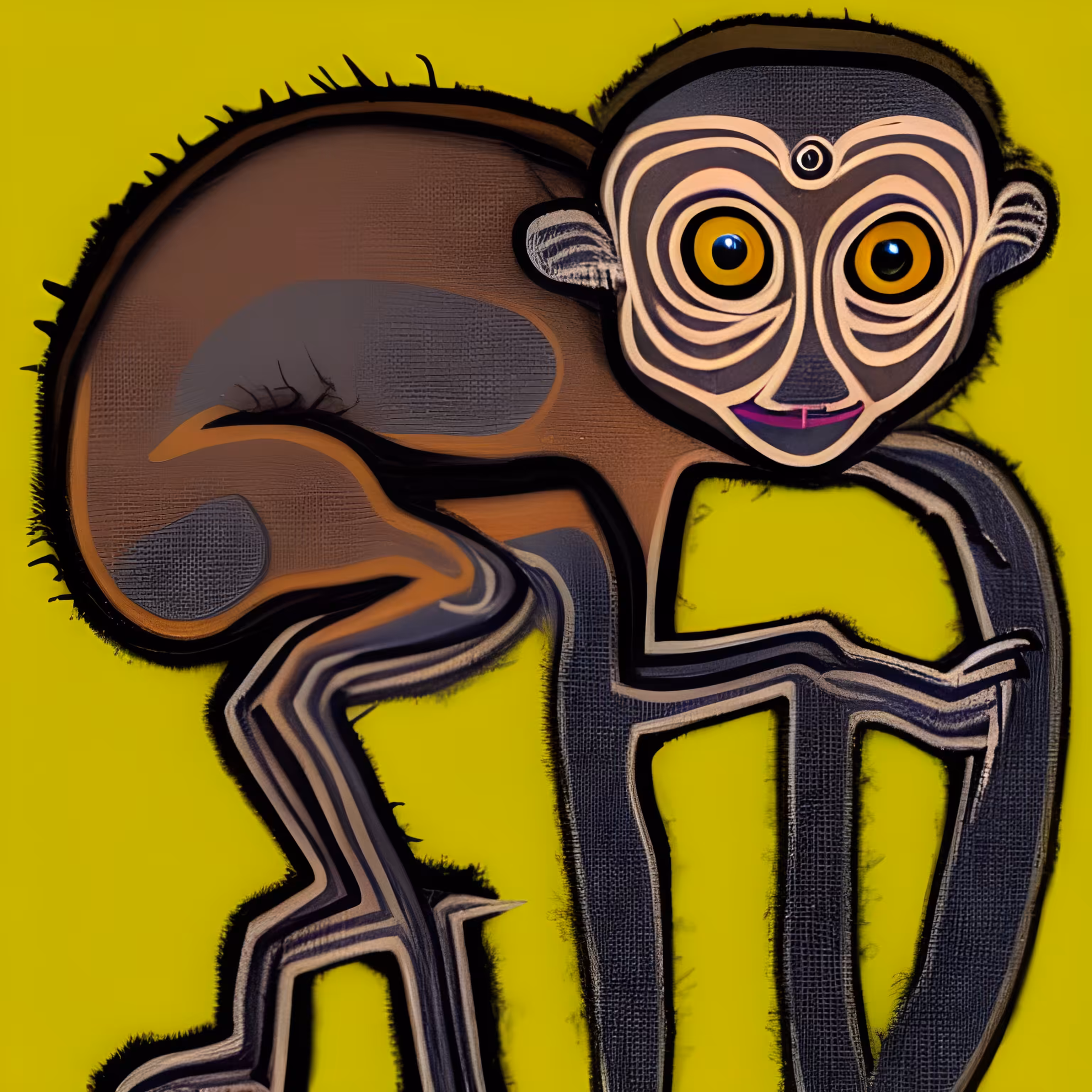 NFT Poet: Tarsius The Monkey Ghost #3
