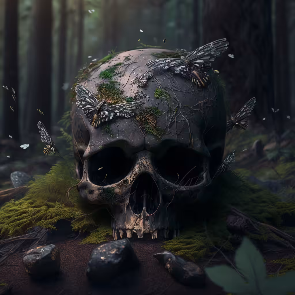 Butterfly Skull