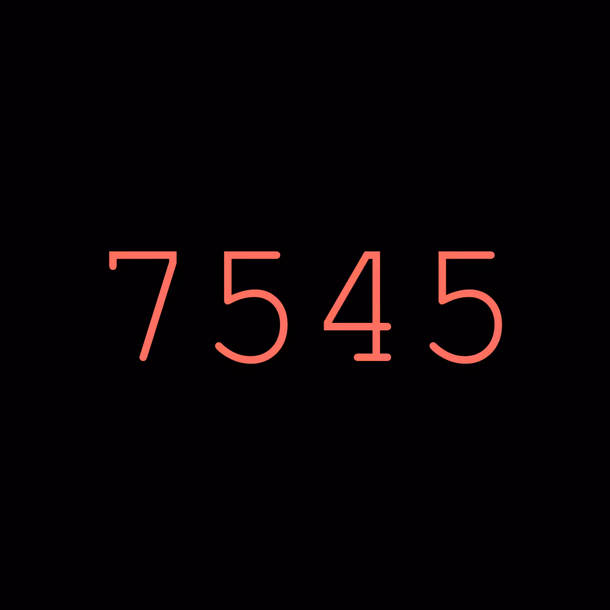 7545