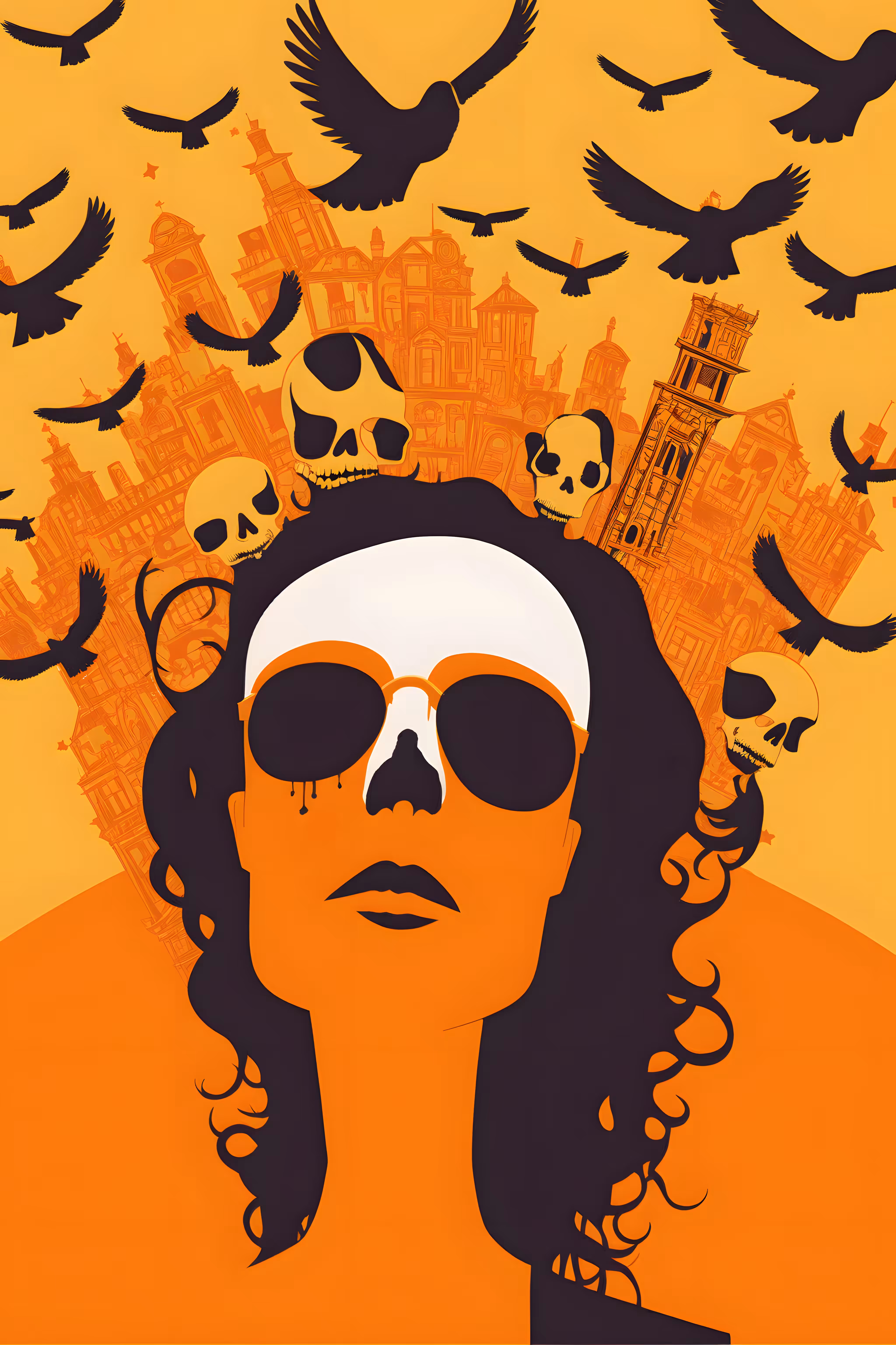 Orange You Glad You Like Skulls?