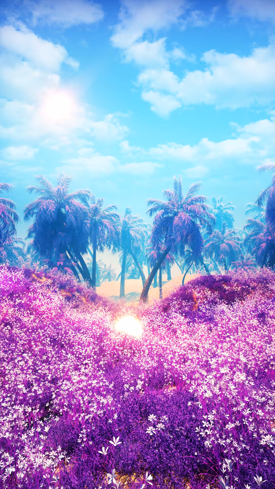 Lucy In The Purple Sky With Diamonds