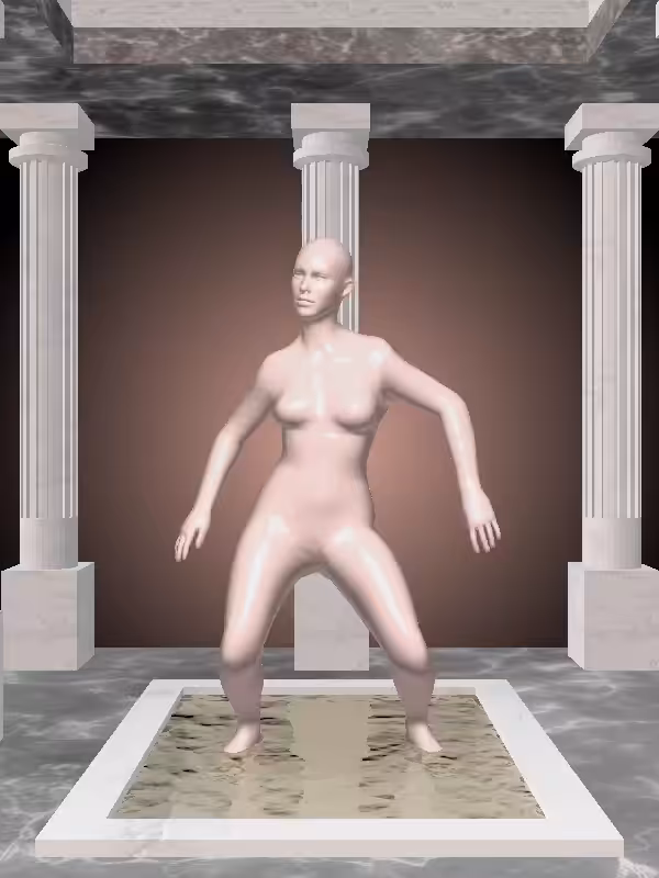 HeavenComputer: The Dancing Peach Blossom Woman #5462