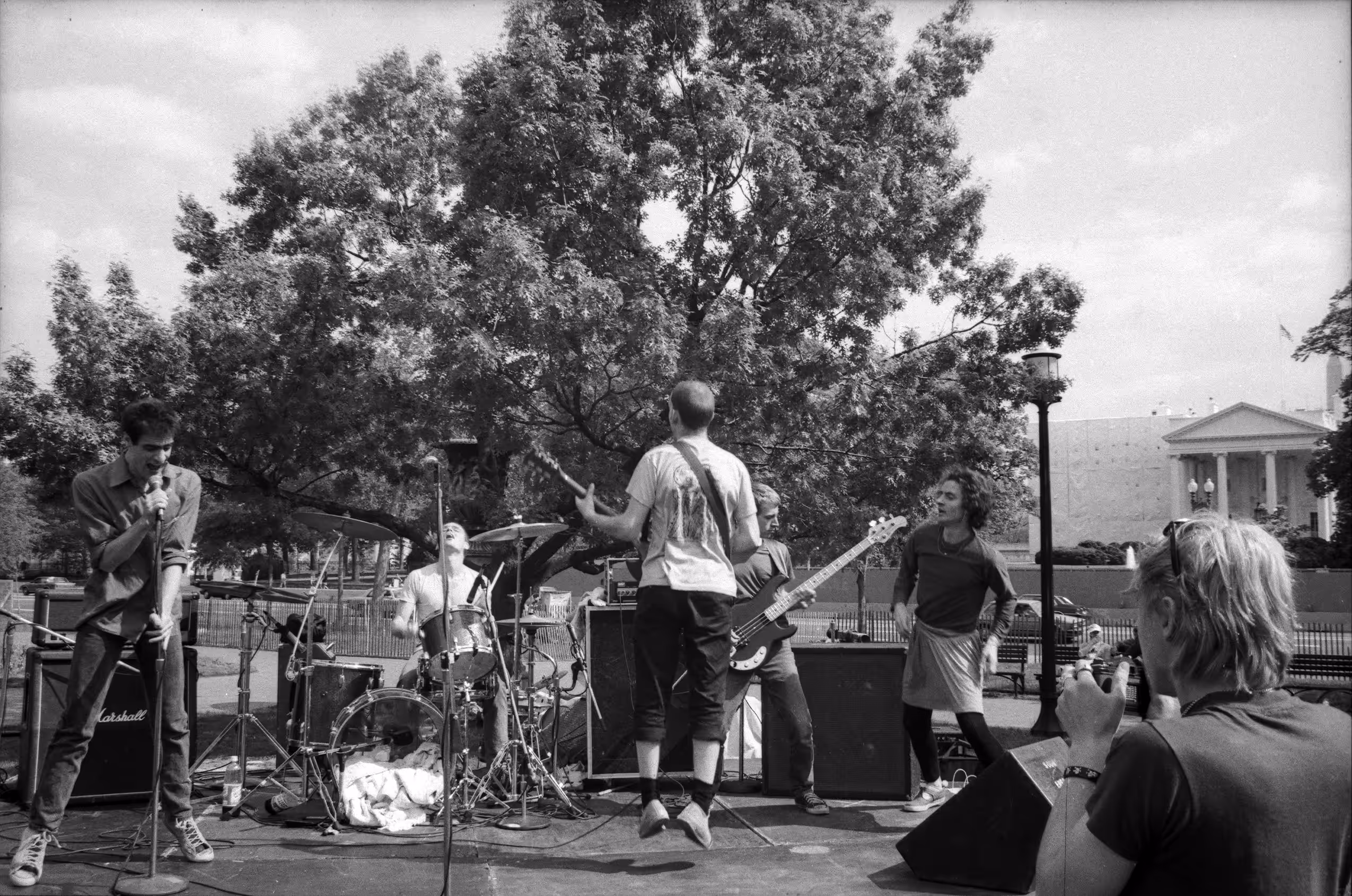 Fugazi live at Lafayette Park, May 1st, 1988.