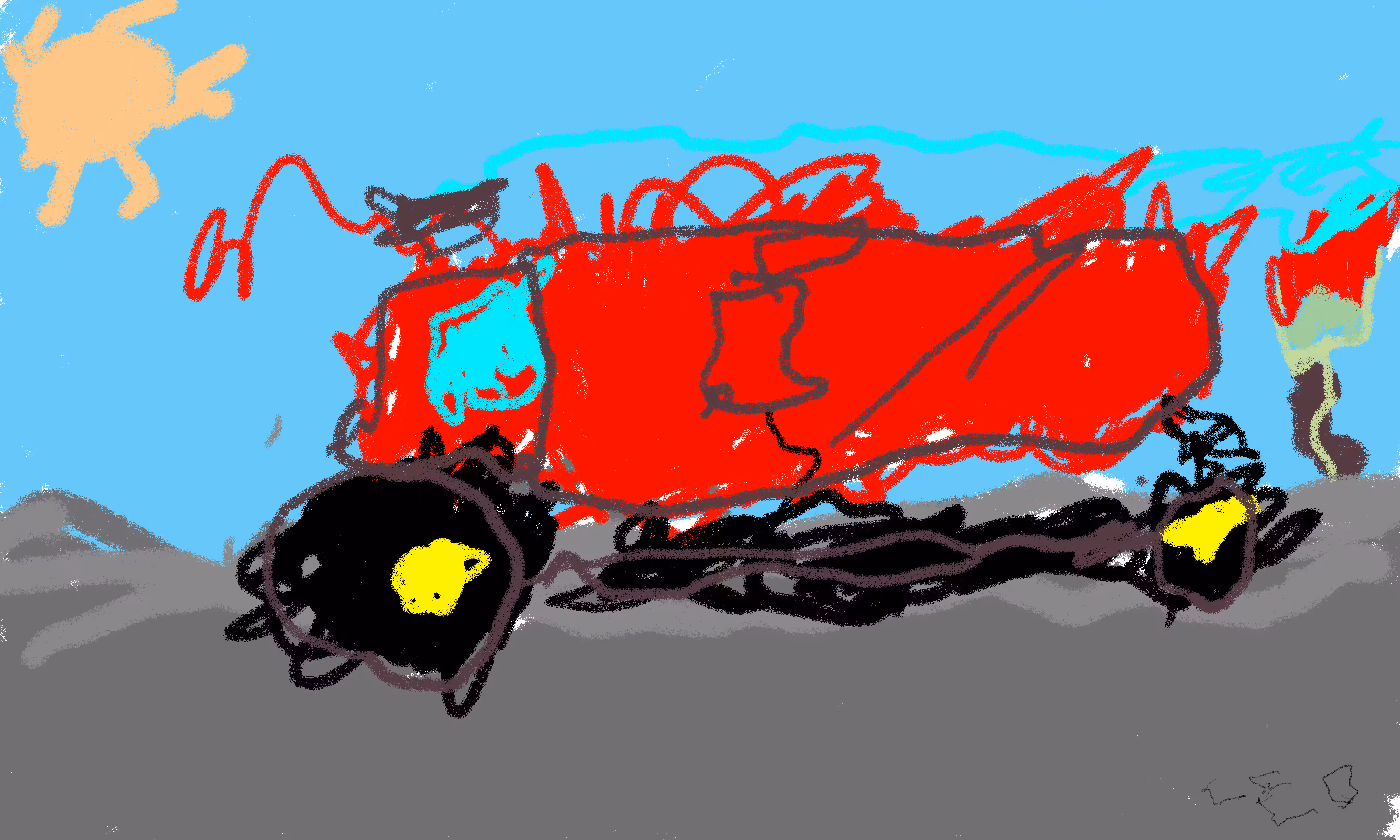 Digital Fire Truck #01