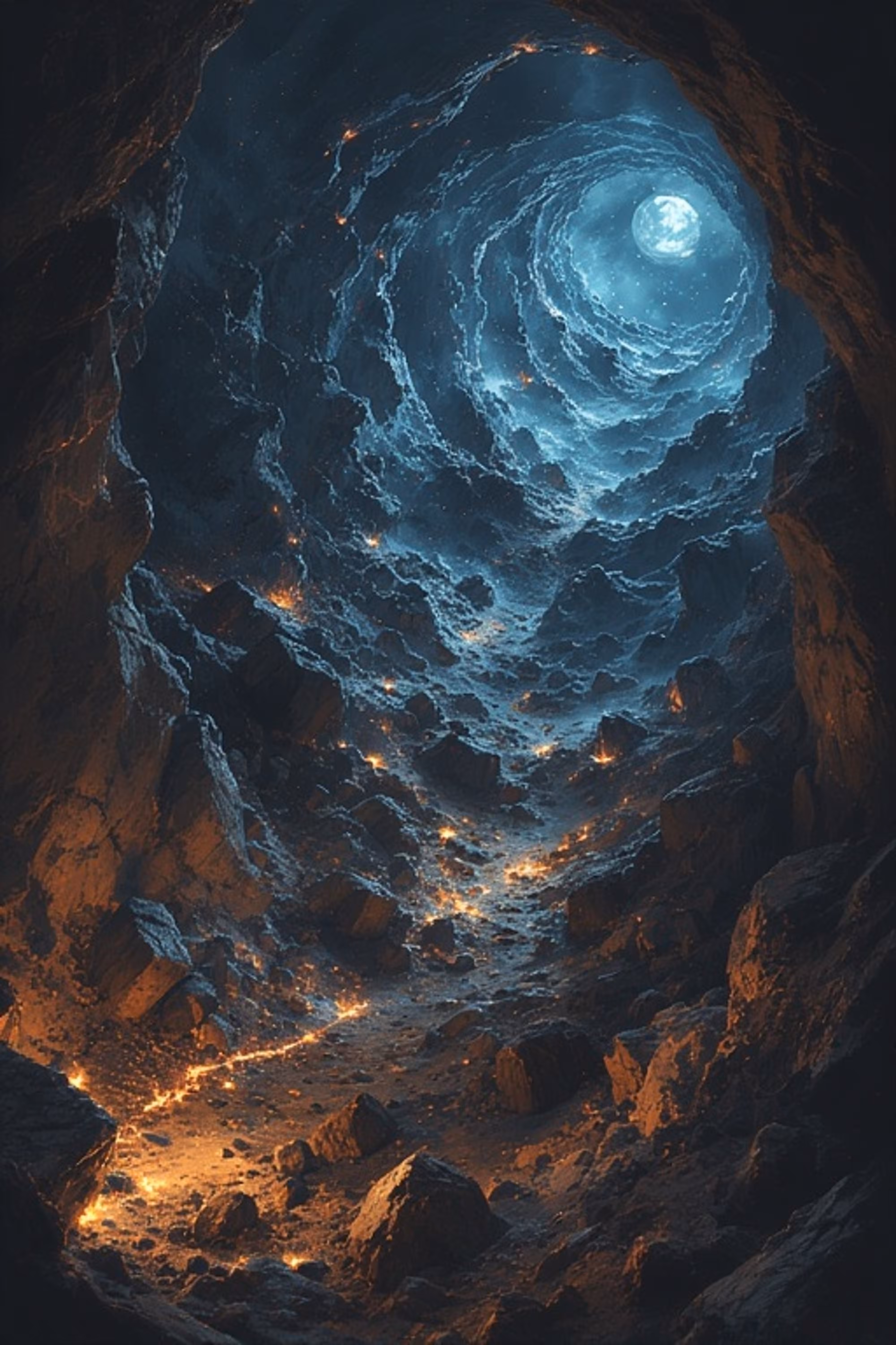Descent to the Lunar Core