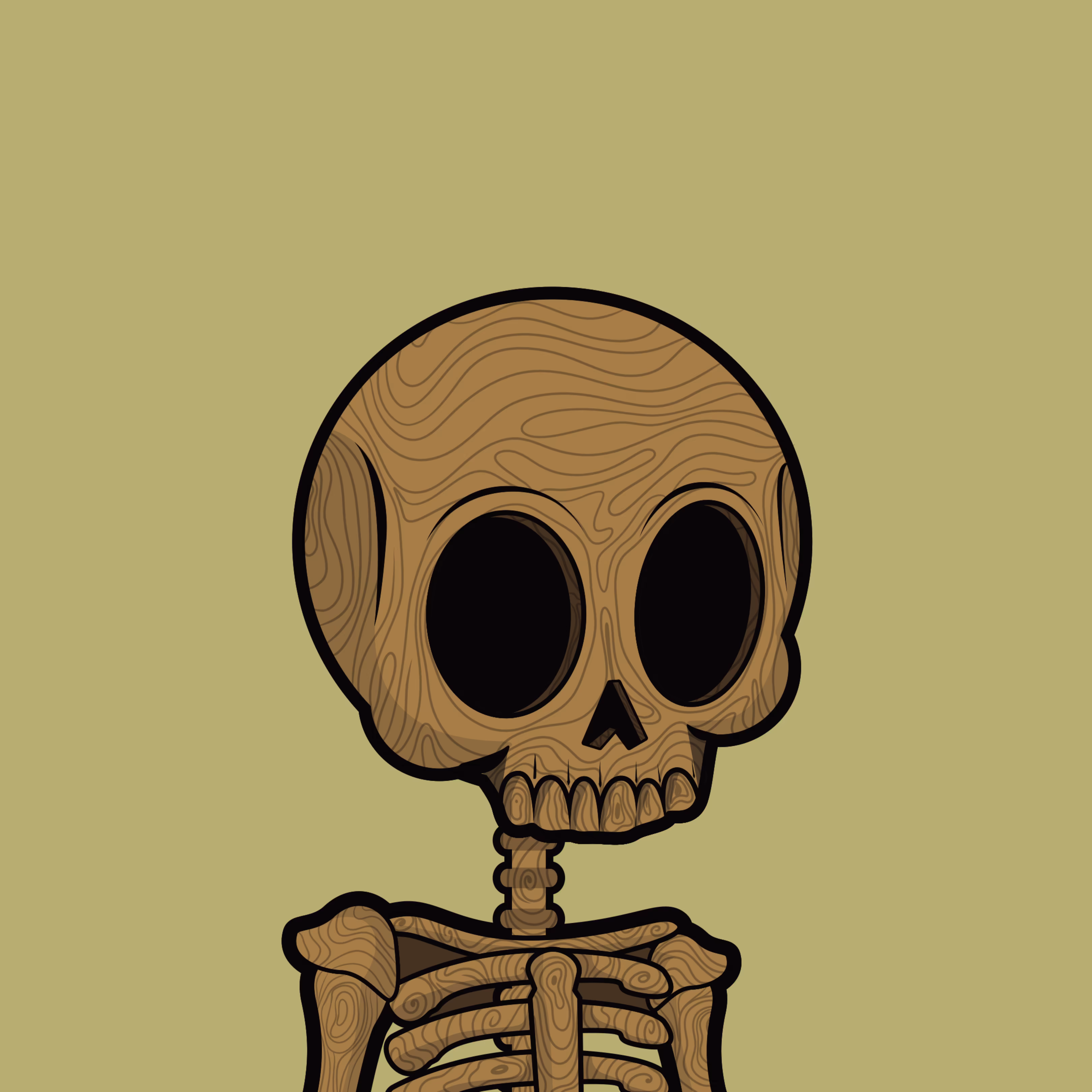 Edgar The Skeleton - Wood #291