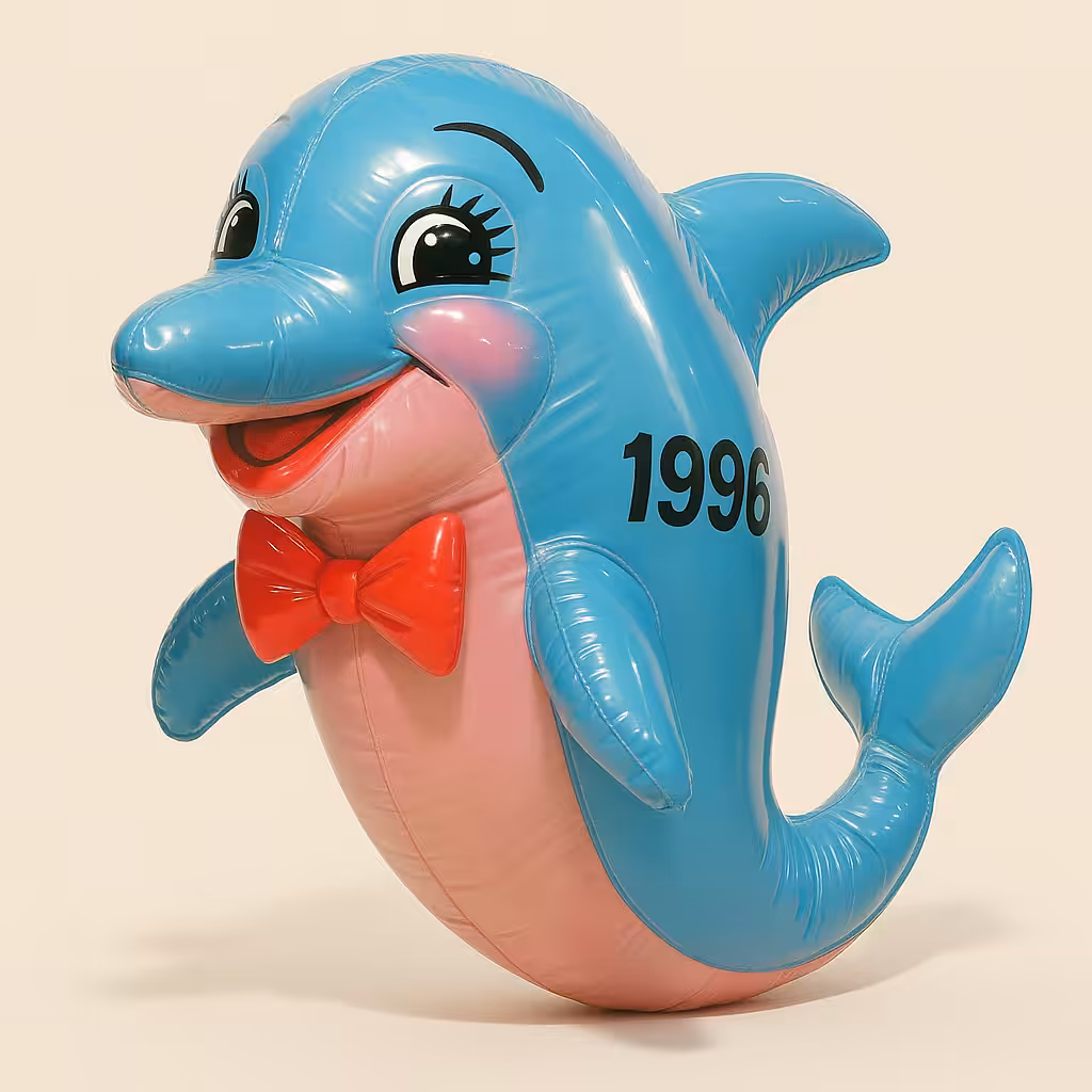 Inflatable dolphin