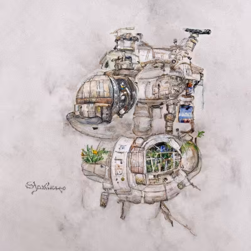 Utopian Space Castles #13