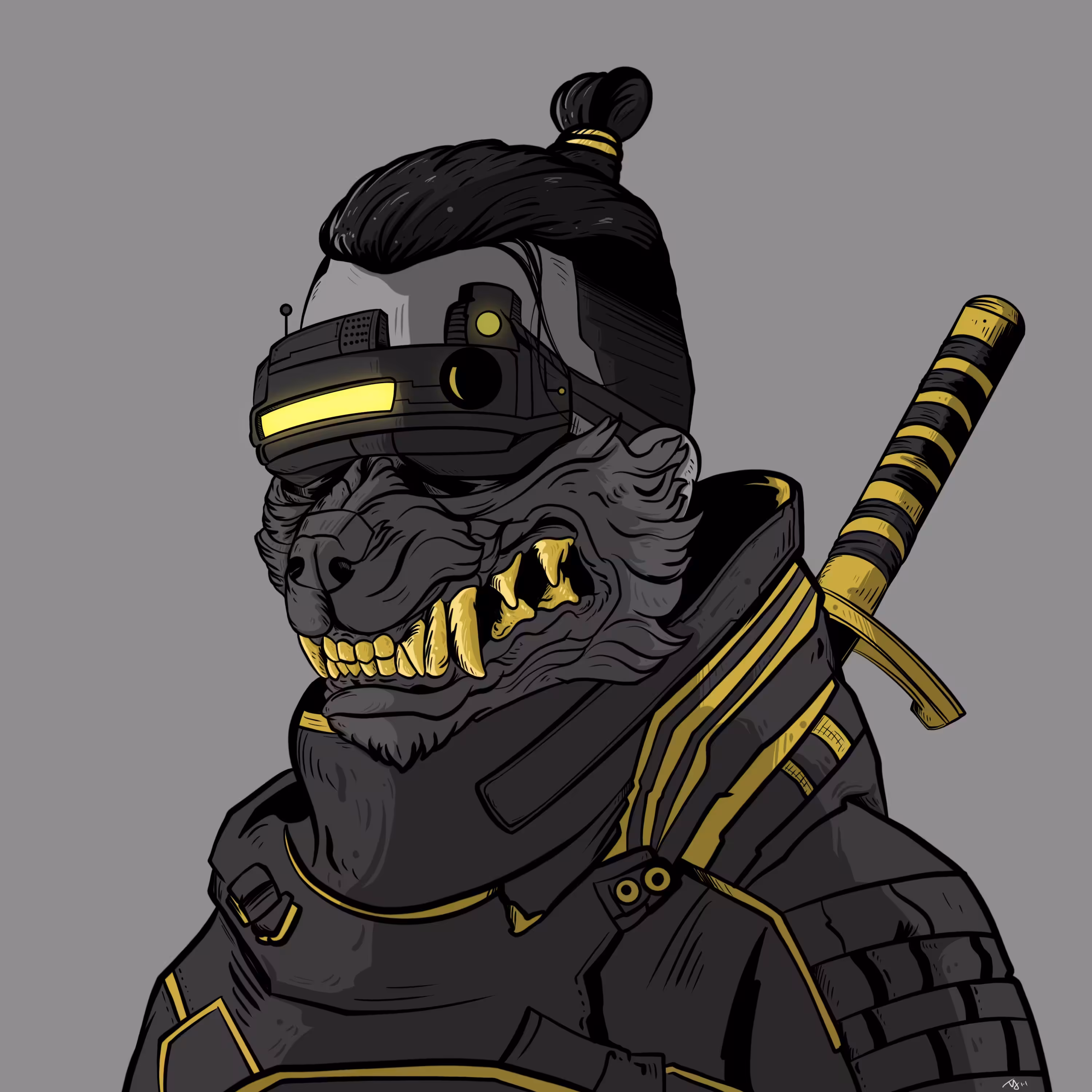 Cyberpunk Samurai 