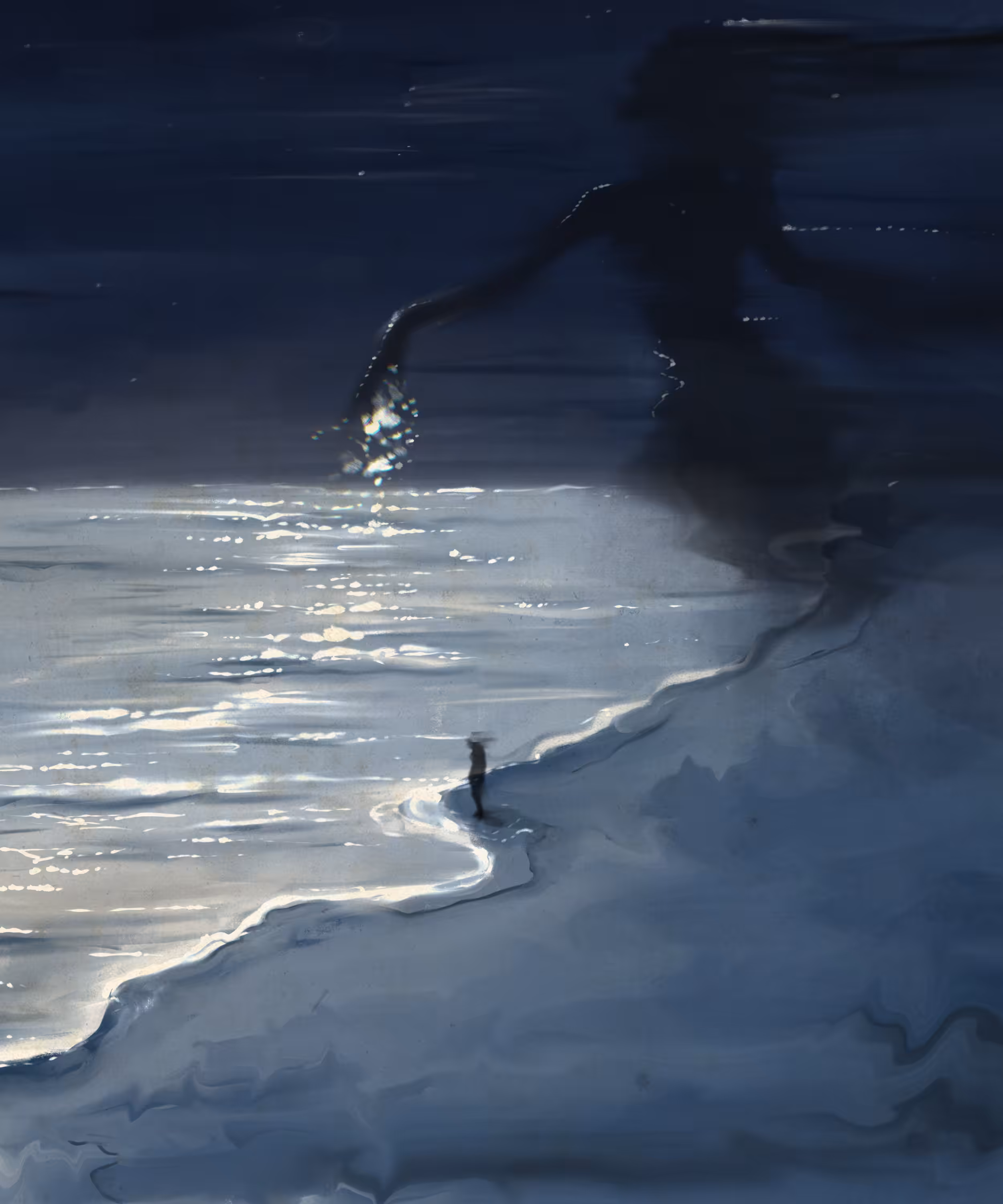 At the edge of the night..