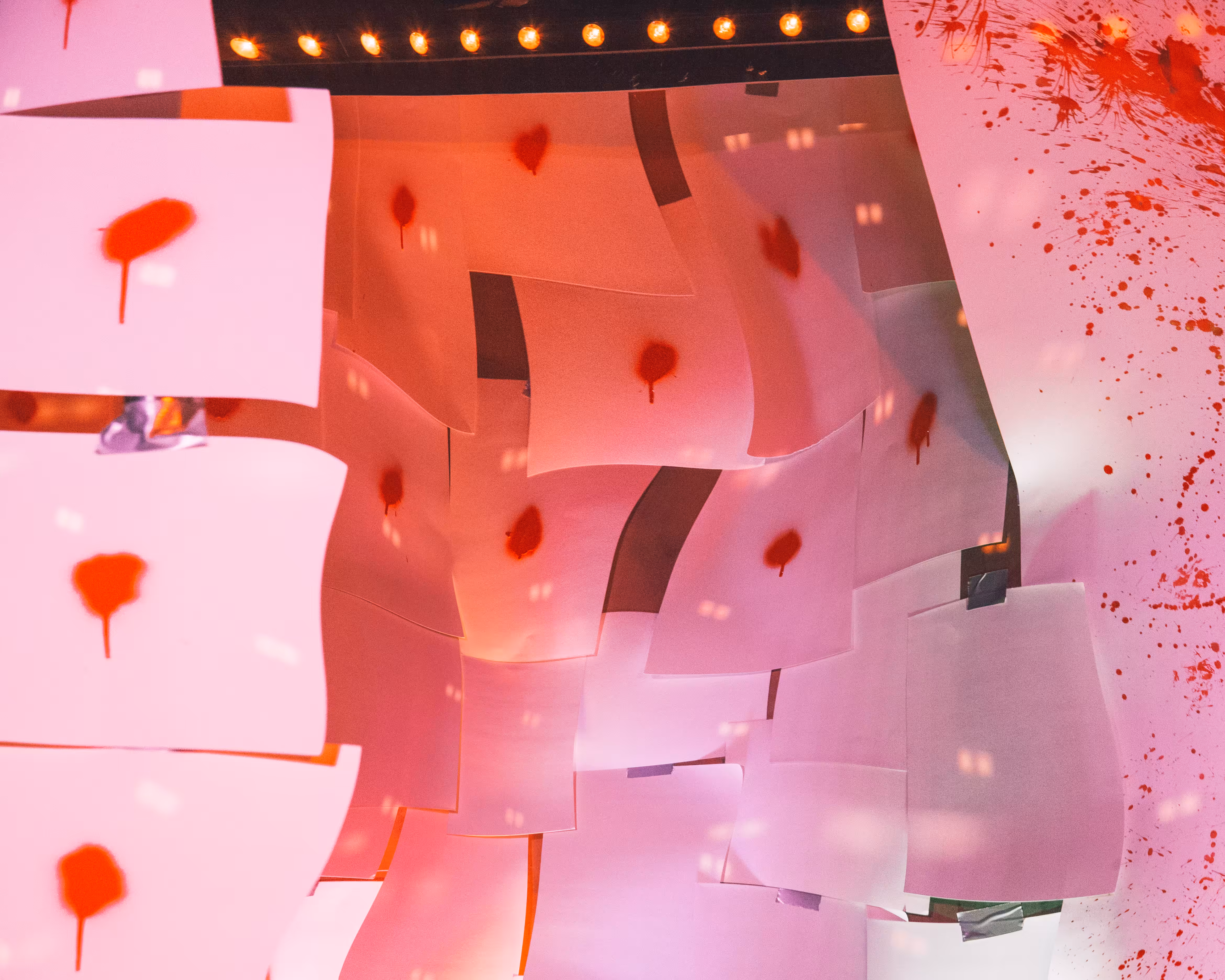 «red blood white snow #3» 2021