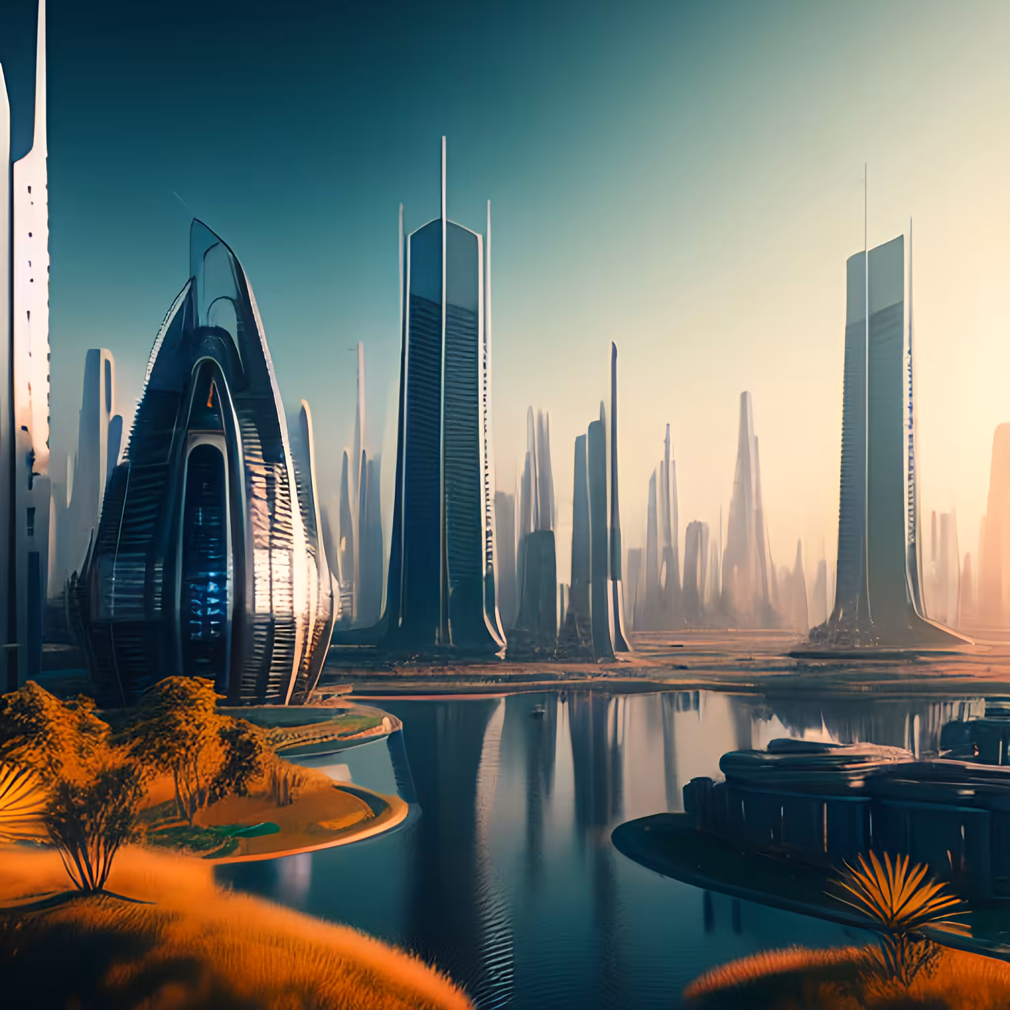 FUTURISTIC CITY #90