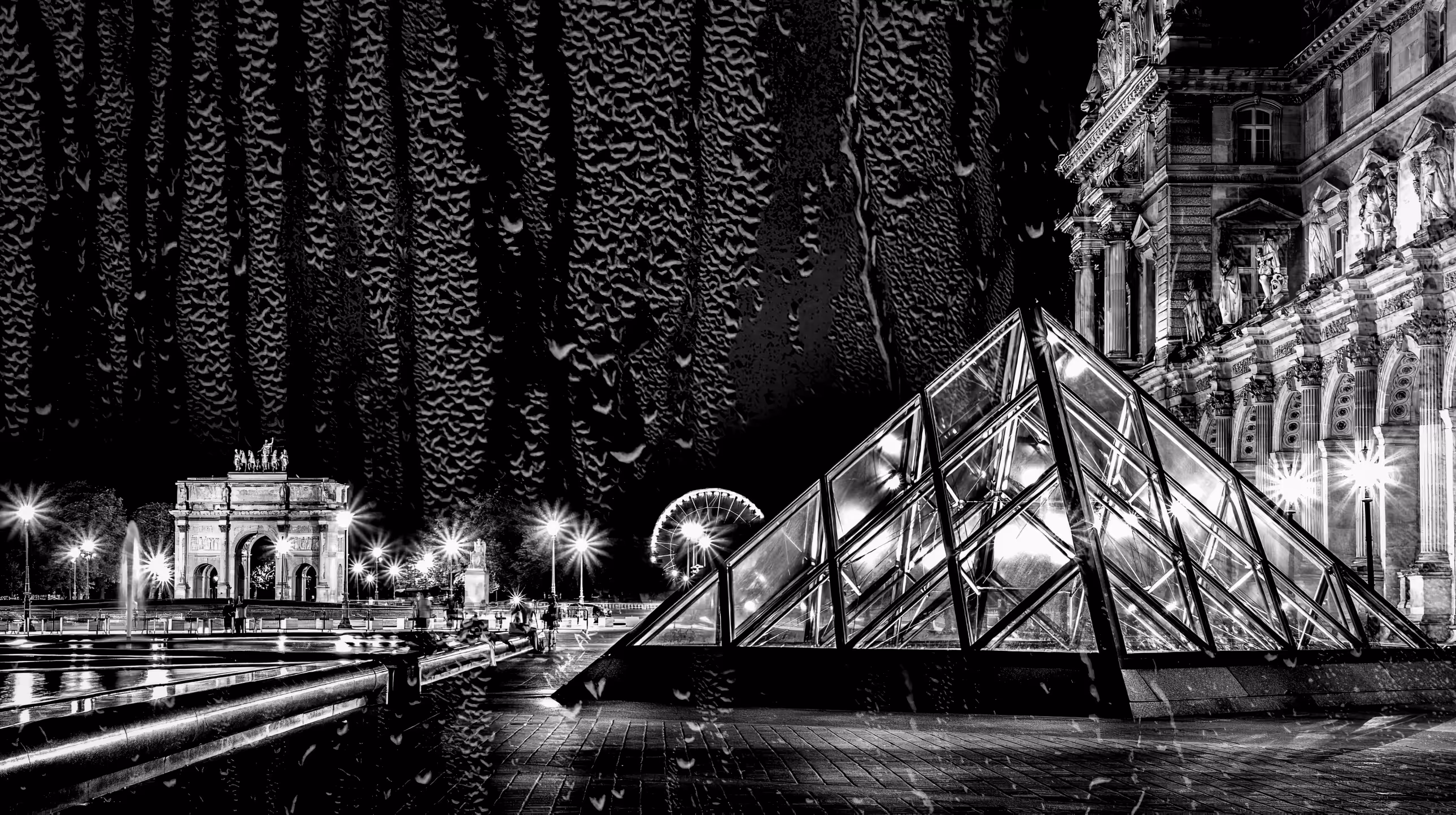 Through The Window - Pyramide du Louvre