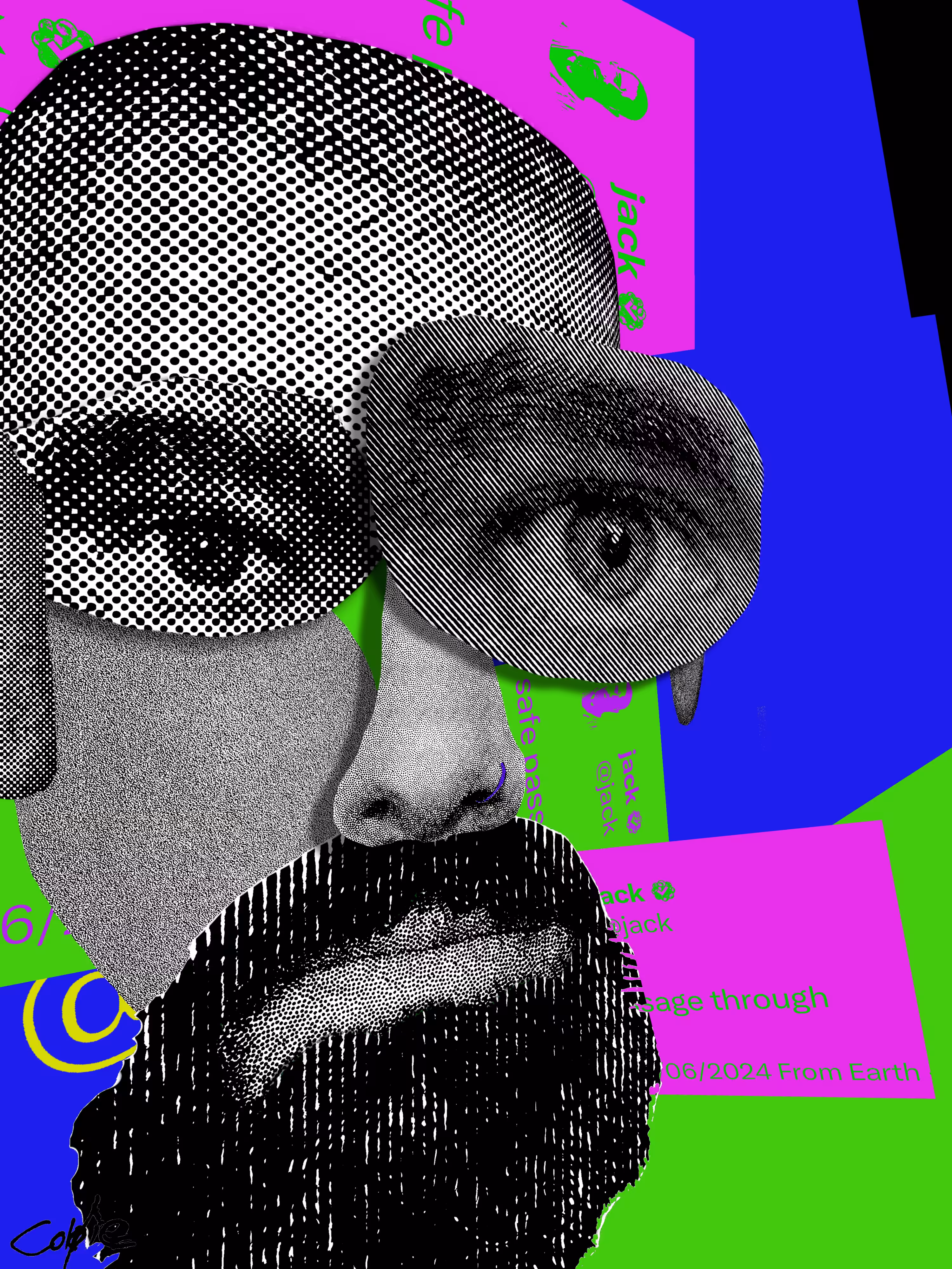 Jack Dorsey - Decentral Eyes - Safe Passage Variant - 57/240