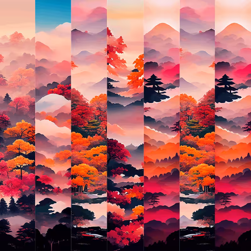 AI Japanese Autumn #16