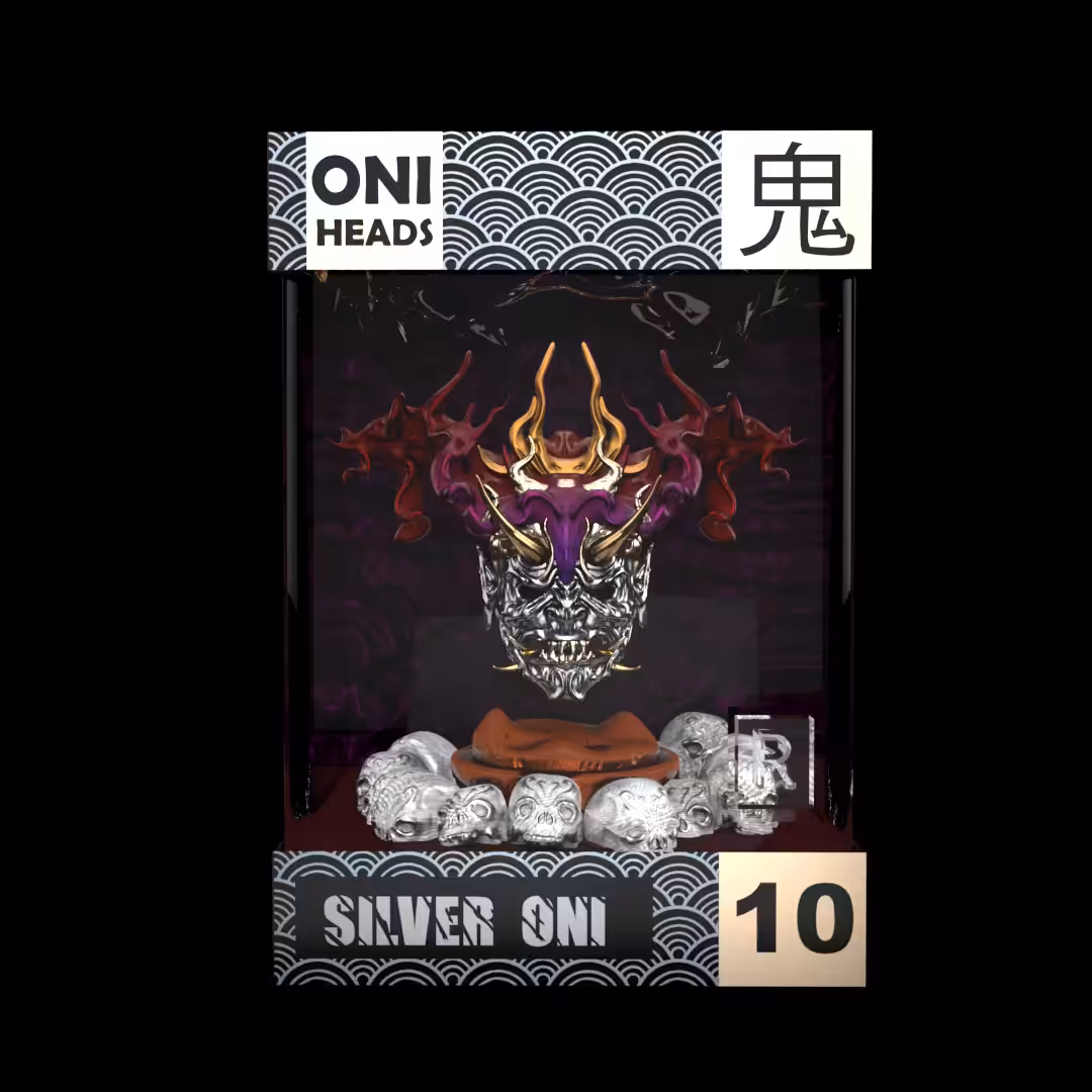 #10 SILVER ONI - ONI HEADS
