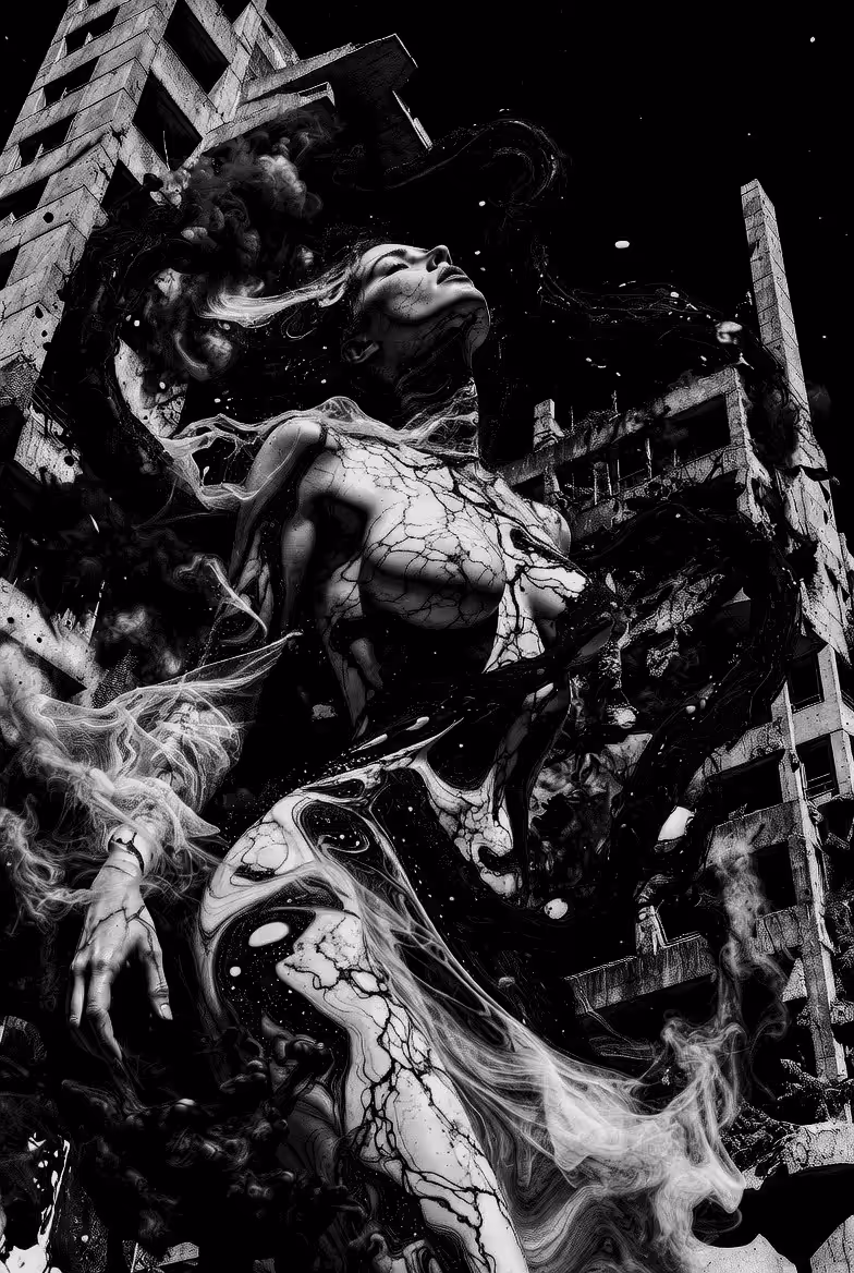 Ascension Through Rubble