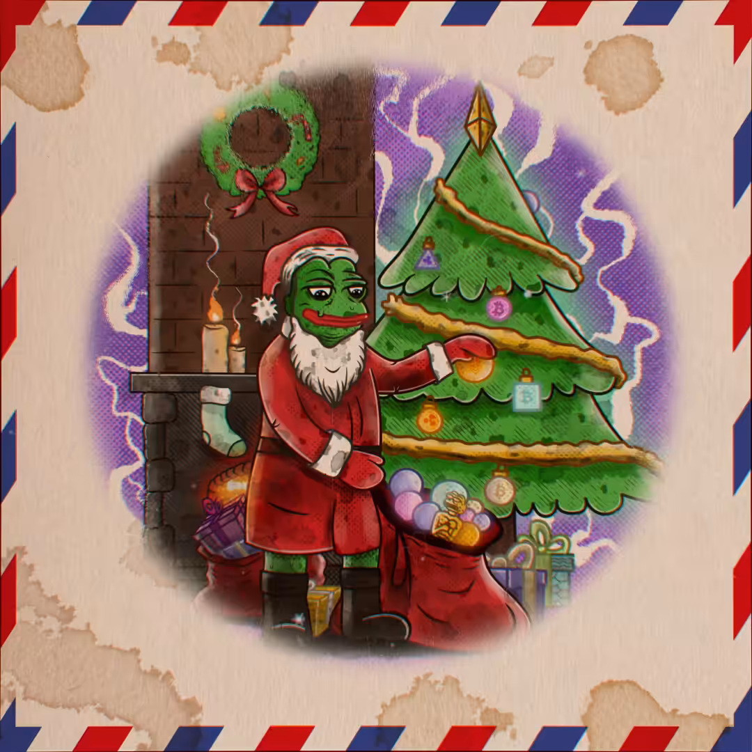 THE SECRET OF PEPE CHRISTMAS — POSTCARD 04