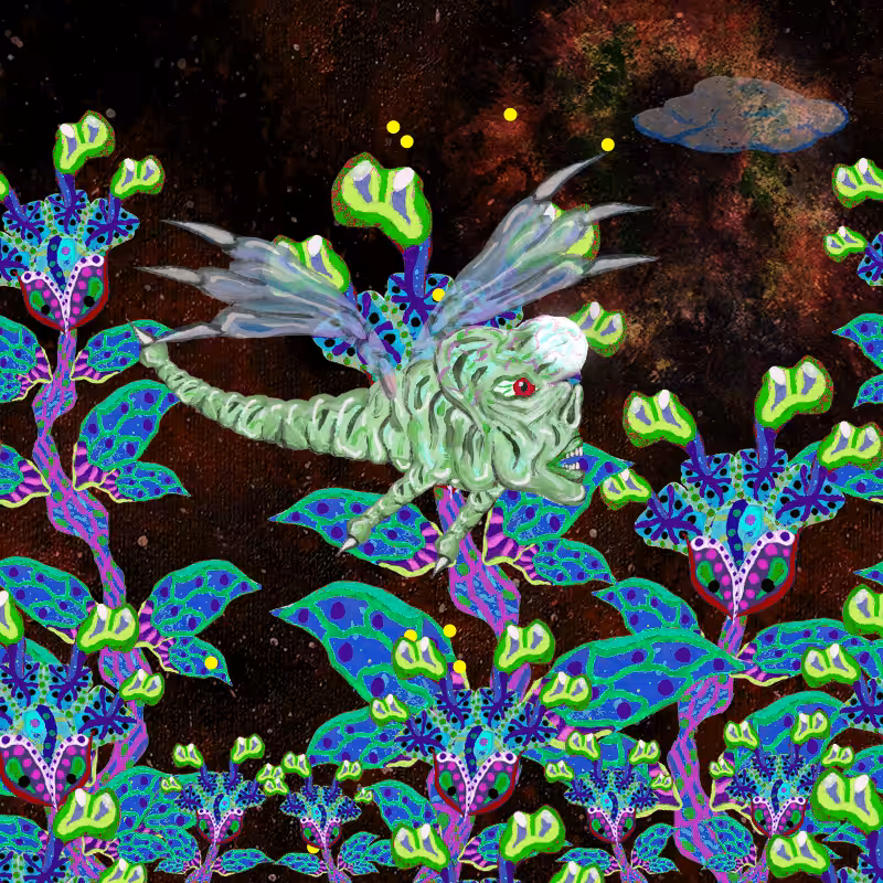 Fireflies and Flower Gardens #129