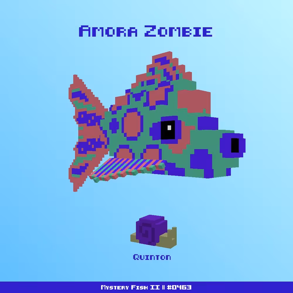 Amora Zombie :: Mystery Fish 0463/1000