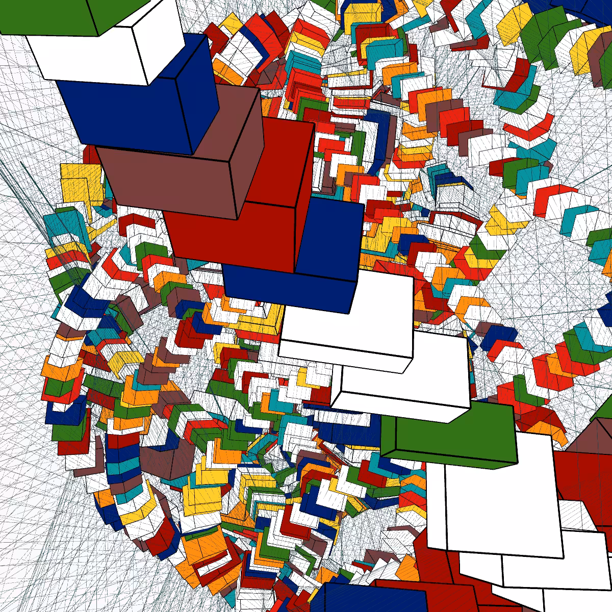 Arranged mess #92
