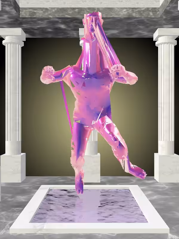 HeavenComputer: The Treading Water Magnetic Magenta Man #7142