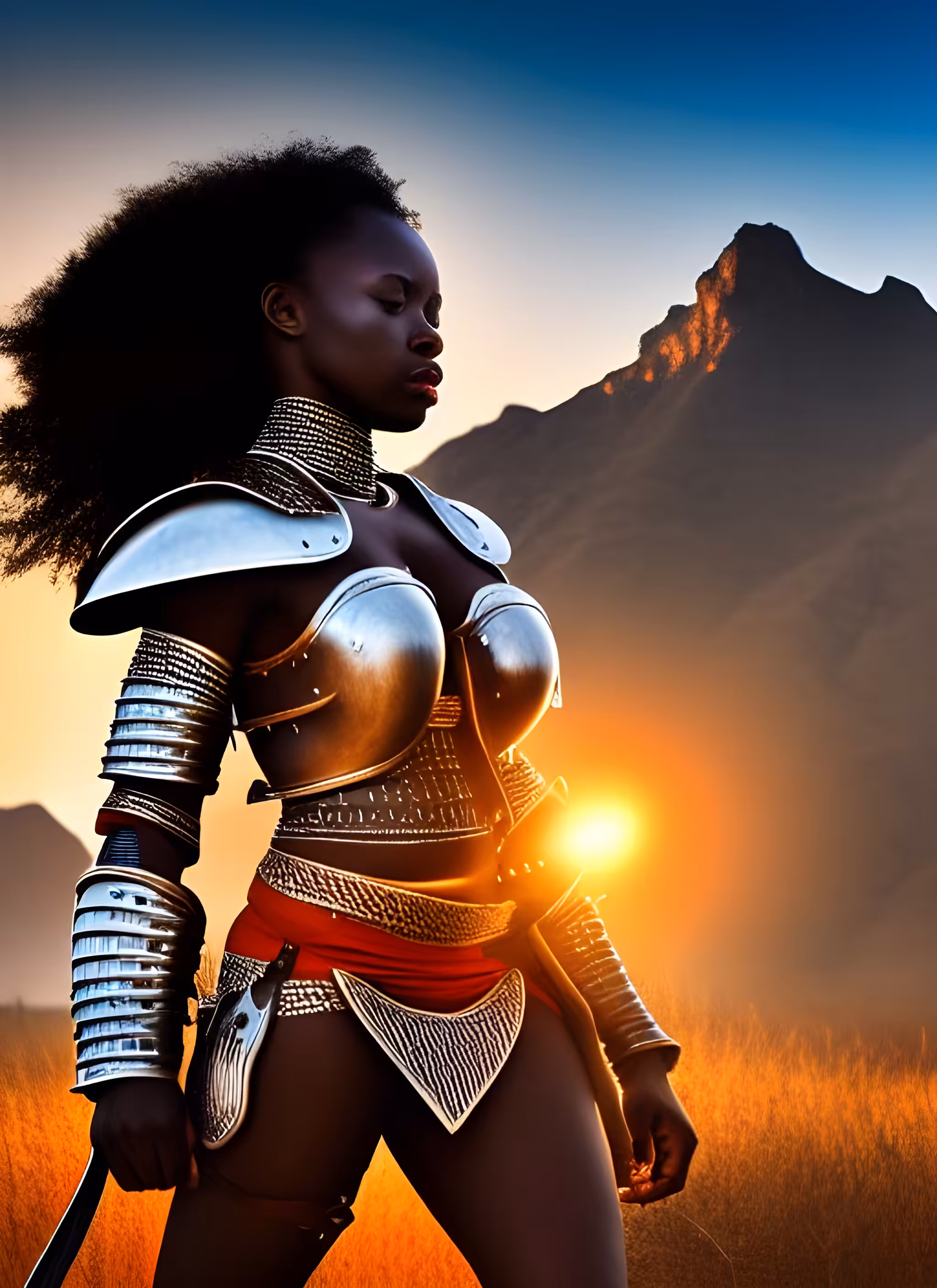 African Female Warriors Series  I: African Female Warrior 03
