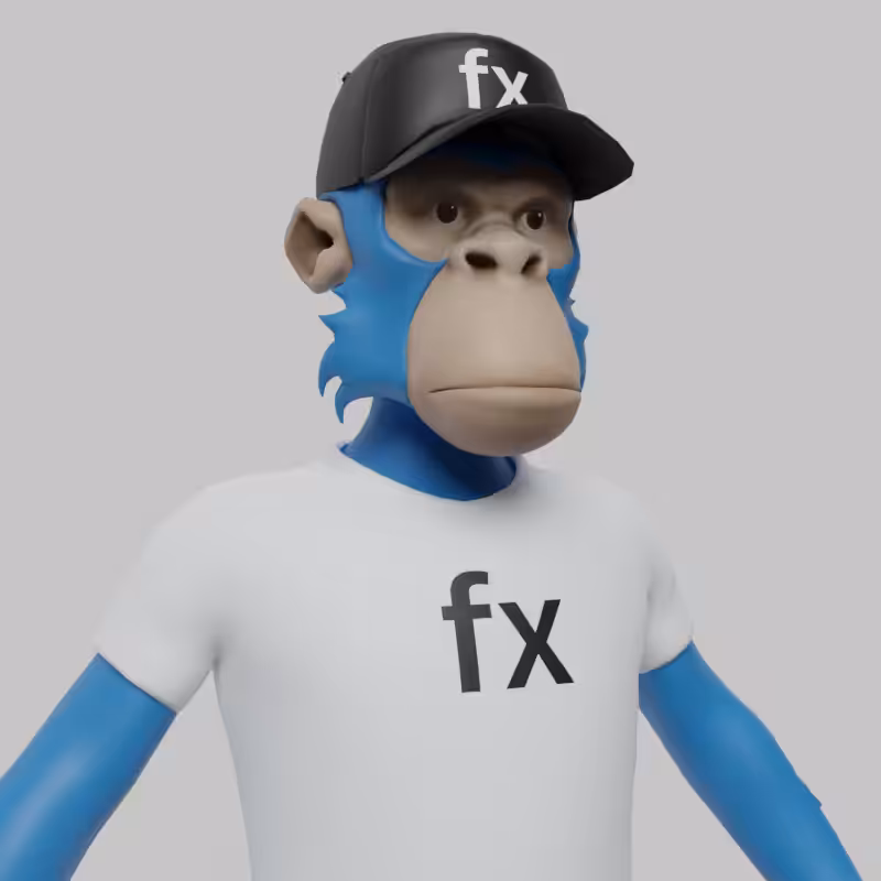 fxApe 3d- blue