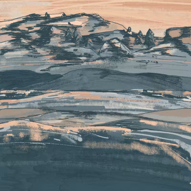 Postcard From The Mountains #7